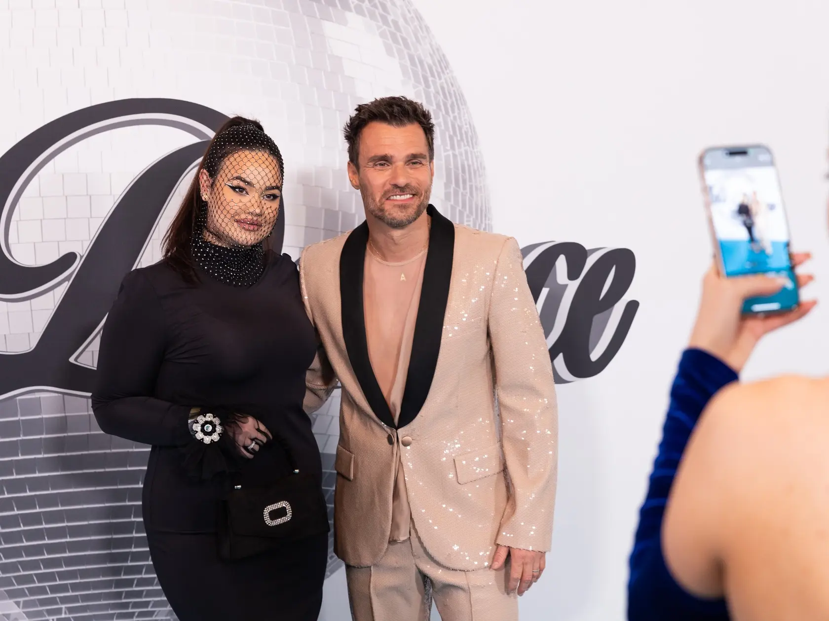 Porotca Leoš Mareš a Beáta Bejba Rusnáková počas deviateho kola Let's dance 2025.