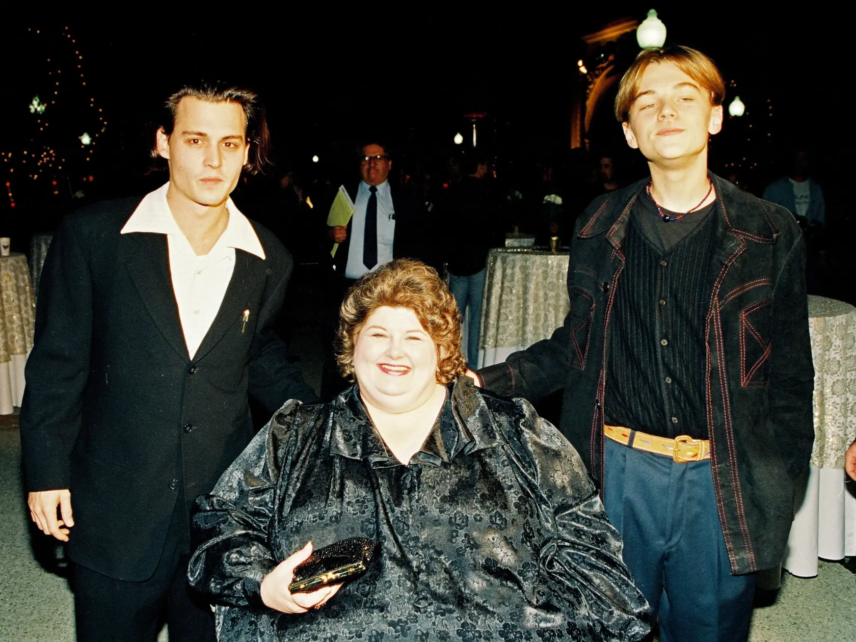 Johnny Depp, Darlene Cates a Leonardo DiCaprio