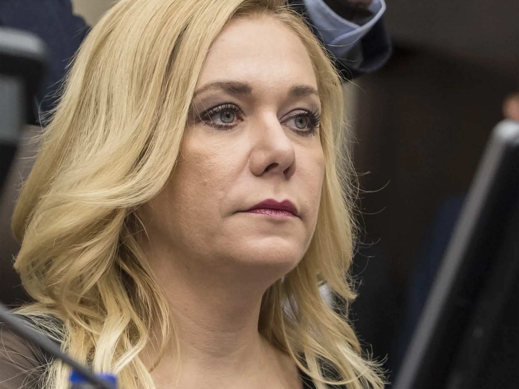 Na snímke minsterka vnútra SR Denisa Saková na 183. mimoriadnom zasadnutí vlády SR 14. novembra 2019 v Bratislave. FOTO TASR - Martin Baumann