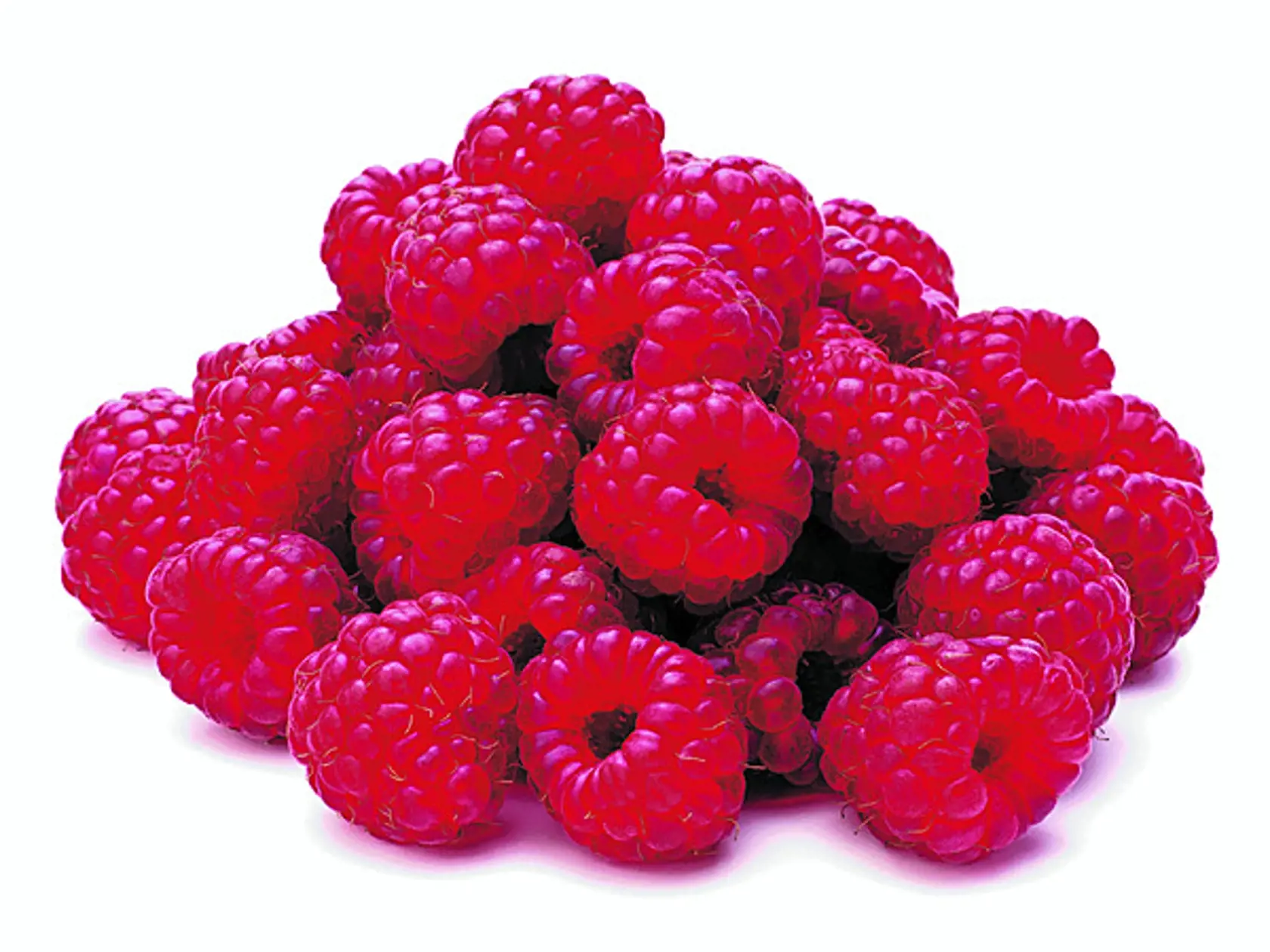 Čerstvé maliny, 200 g balenie, zľava 37 %, cena po zľave za balenie 1,99 eura.