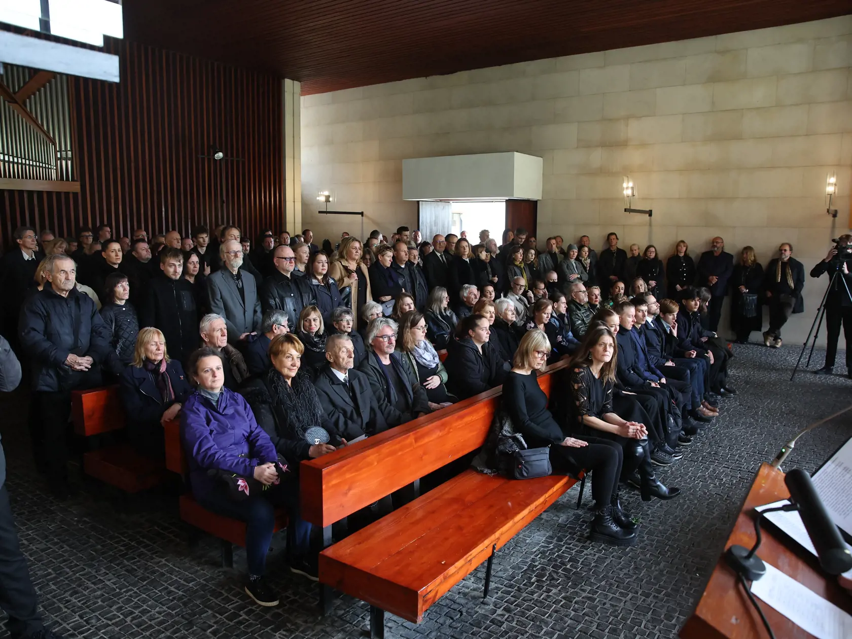 Pohreb Richard Šimurka († 55), manžela Katky Feldekovej (46).