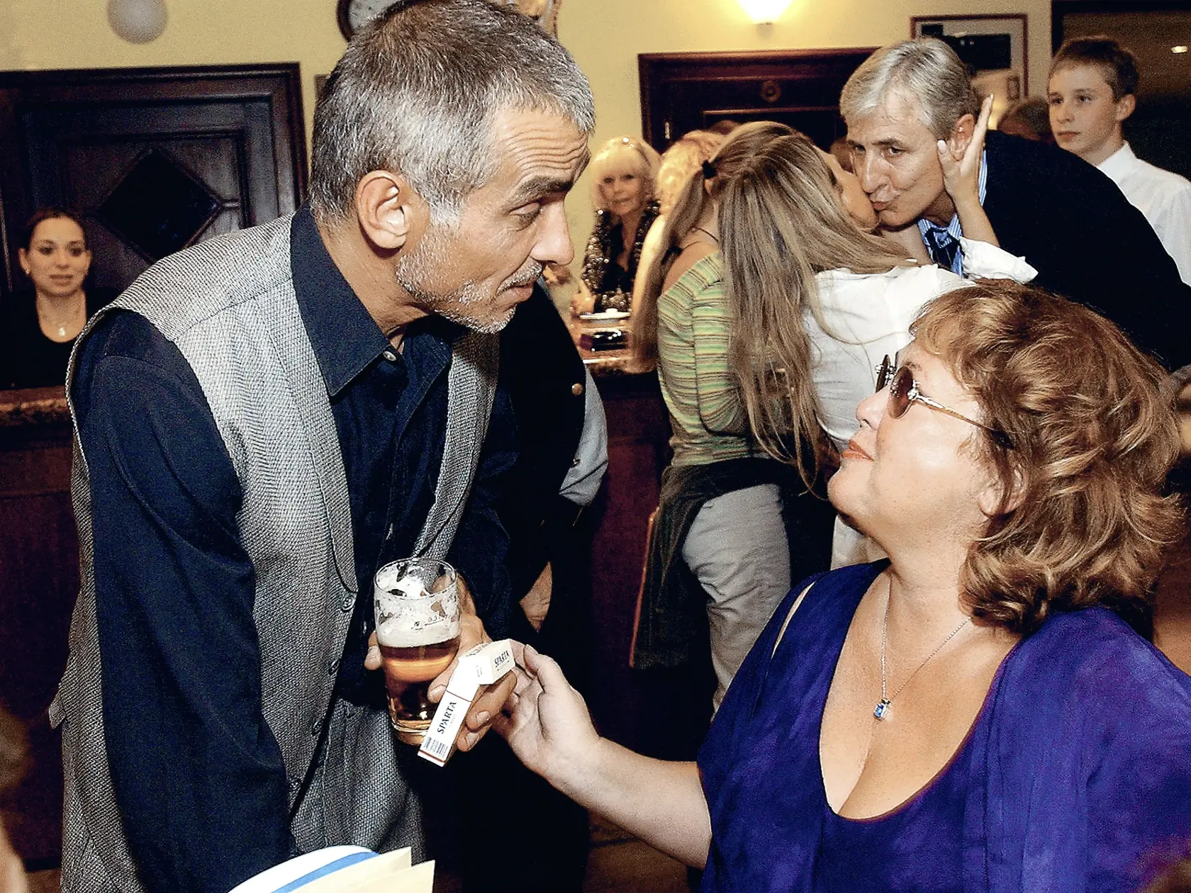 Oldřich Kaiser s exmanželkou Naďou Konvalinkovou