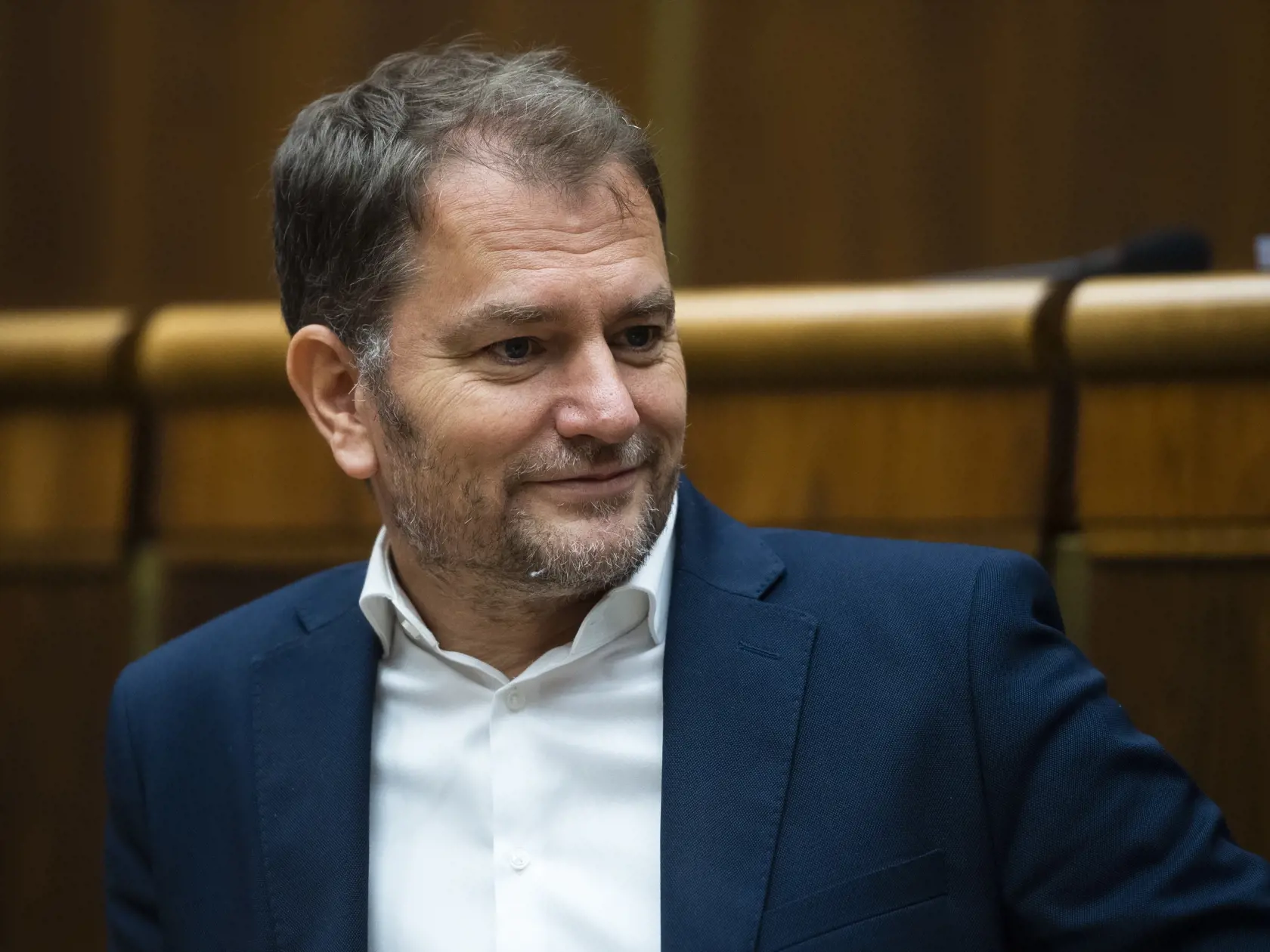 Na snímke minister financií SR Igor Matovič (OĽaNO) počas hlasovania o vyslovení nedôvery členovi vlády SR ministrovi vnútra SR Romanovi Mikulcovi (OĽaNO) na rokovaní 72. schôdze NR SR v Bratislave 20. septembra 2022. FOTO TASR - Jaroslav Novák