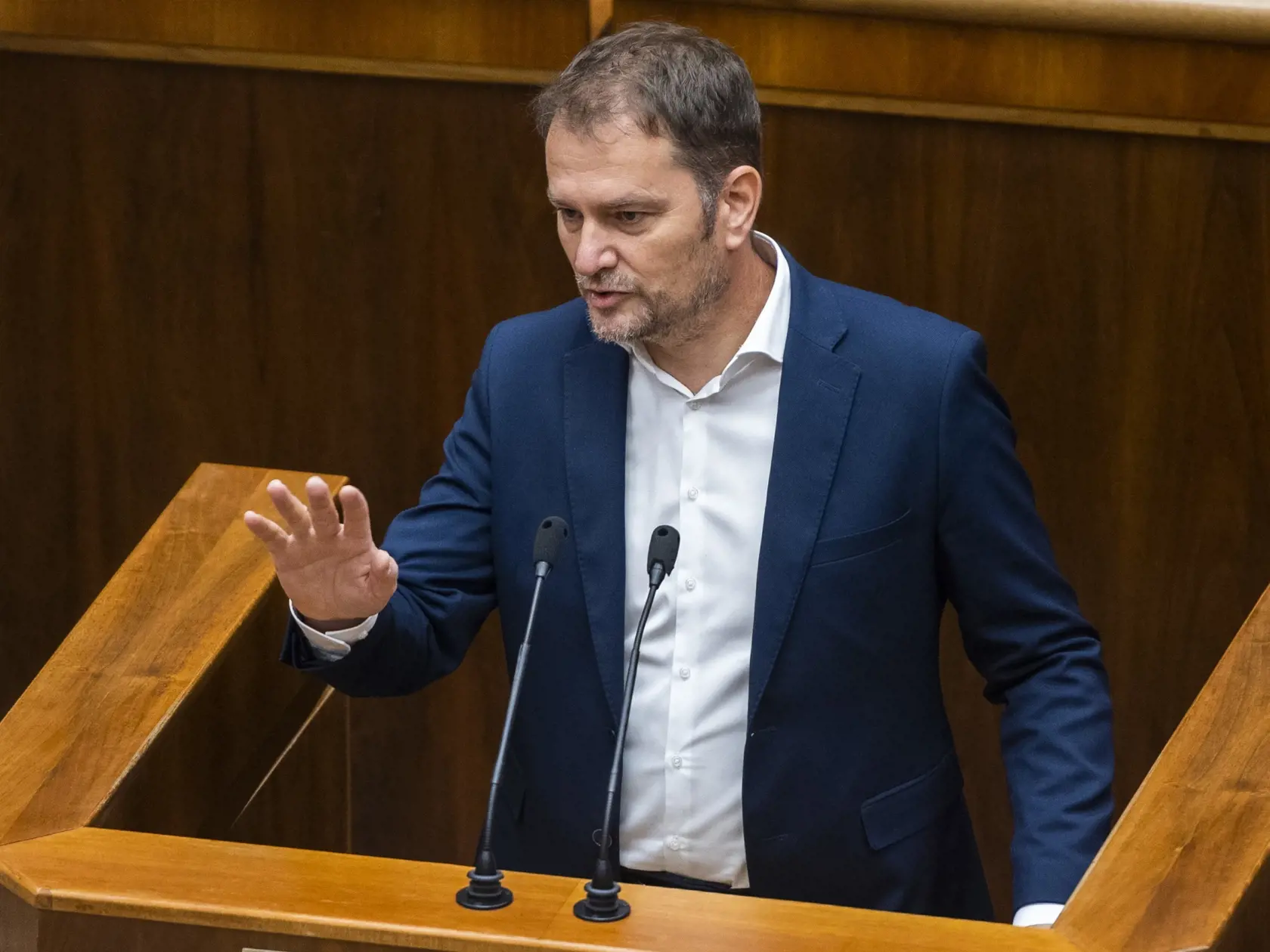 Na snímke minister financií SR Igor Matovič (OĽaNO) počas rokovania 72. schôdze NR SR v Bratislave 20. septembra 2022. FOTO TASR - Jaroslav Novák