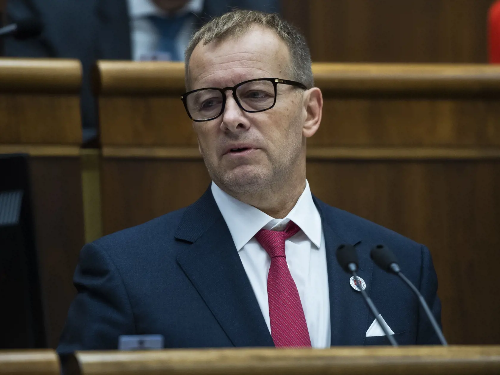 Na snímke predseda NRSR Boris Kollár (Sme rodina) počas rokovania 72. schôdze NR SR v Bratislave 20. septembra 2022. FOTO TASR - Jaroslav Novák 