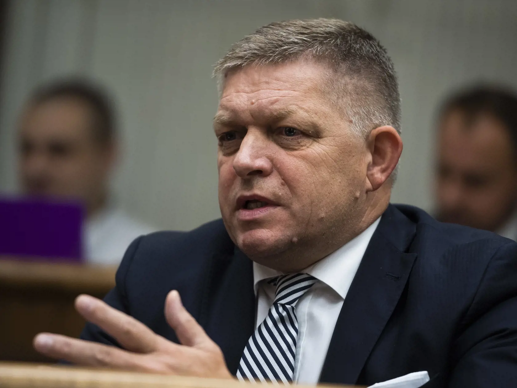 Na snímke poslanec NRSR Robert Fico (Smer-SD) počas rokovania 72. schôdze NR SR v Bratislave 20. septembra 2022. FOTO TASR - Jaroslav Novák 
