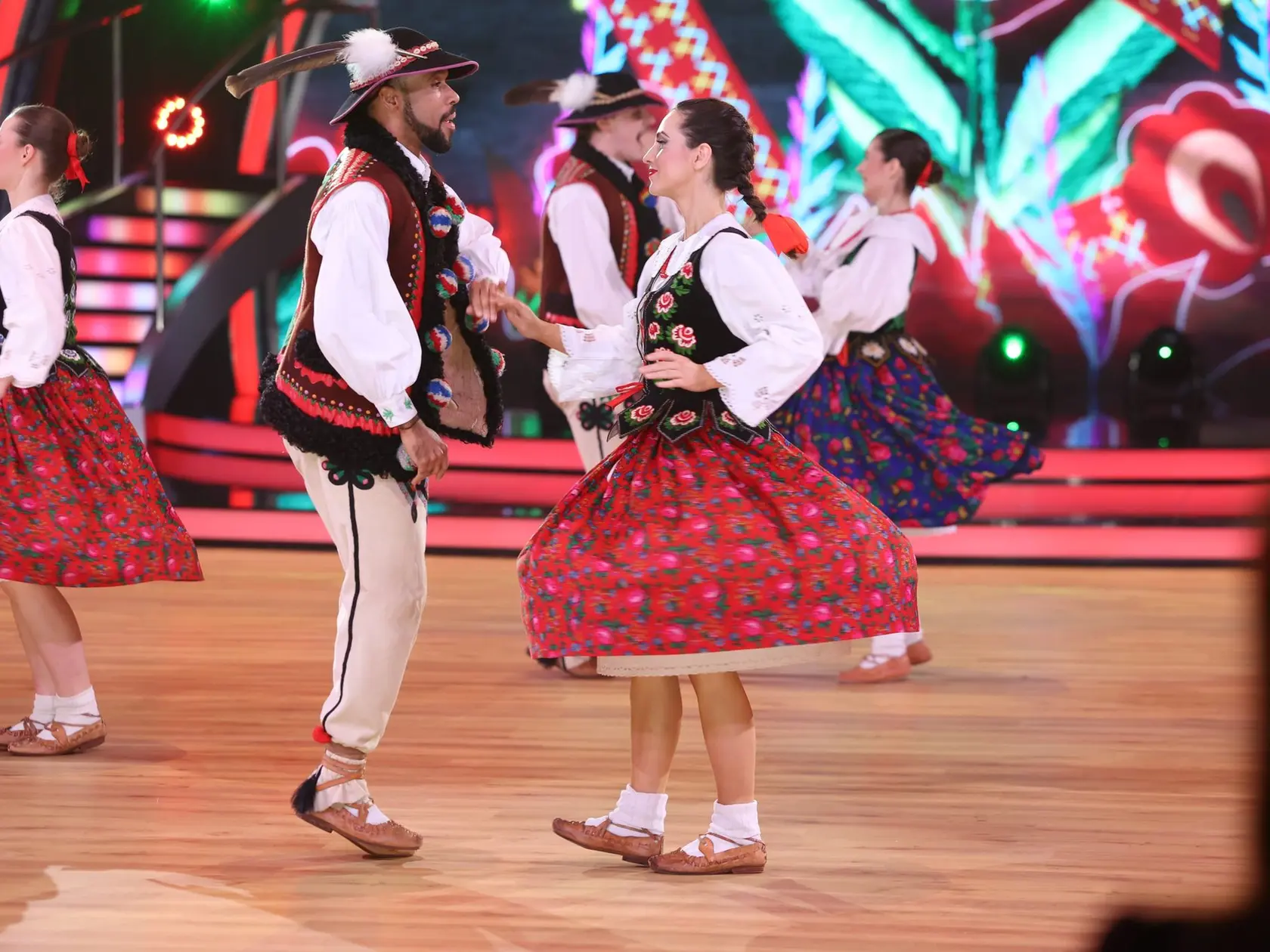 8. kolo Let's Dance. Na snímke Ráchel Šoltésová a Titus Ablorh.