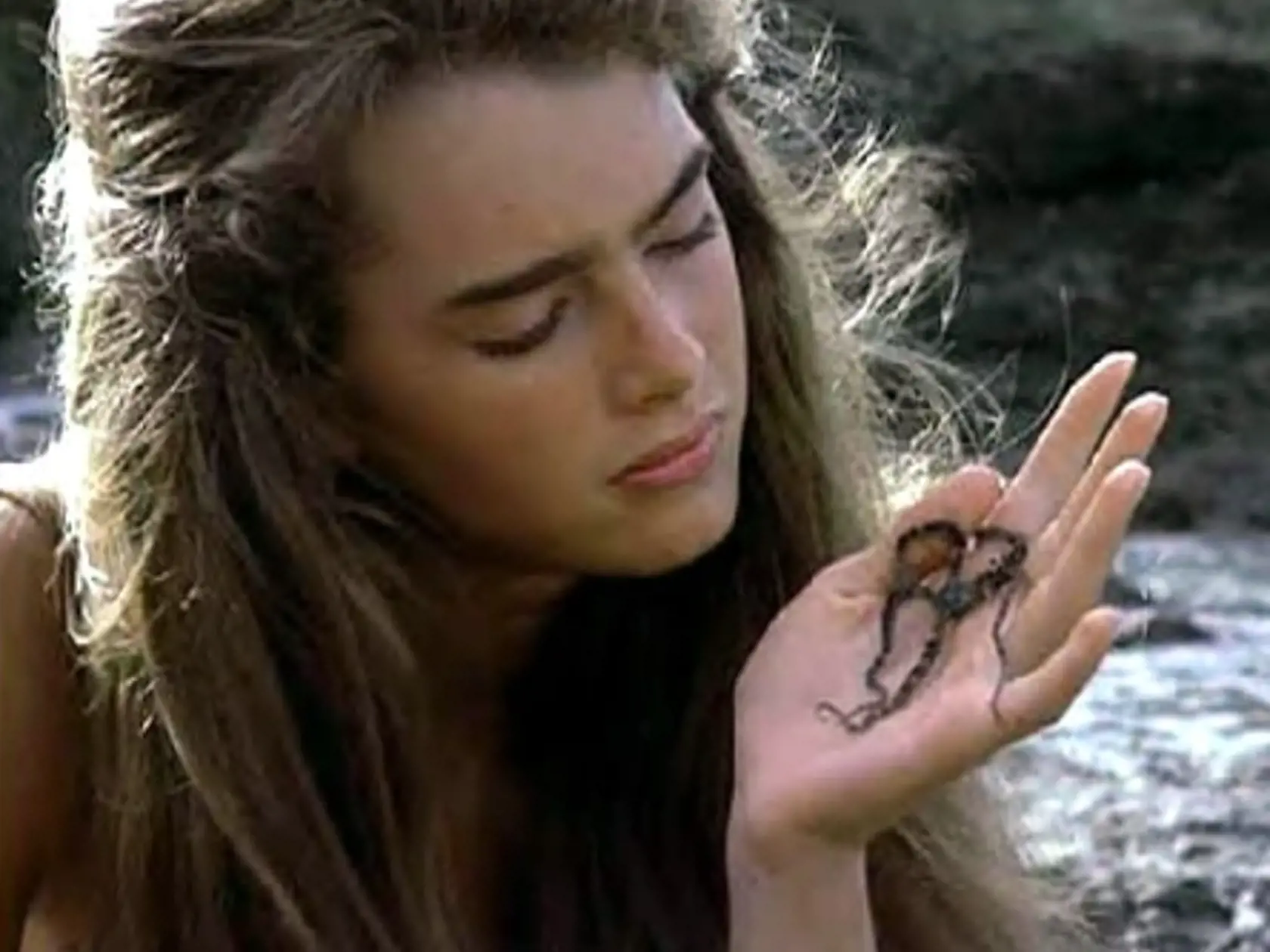 Brooke vo filme Modrá lagúna.