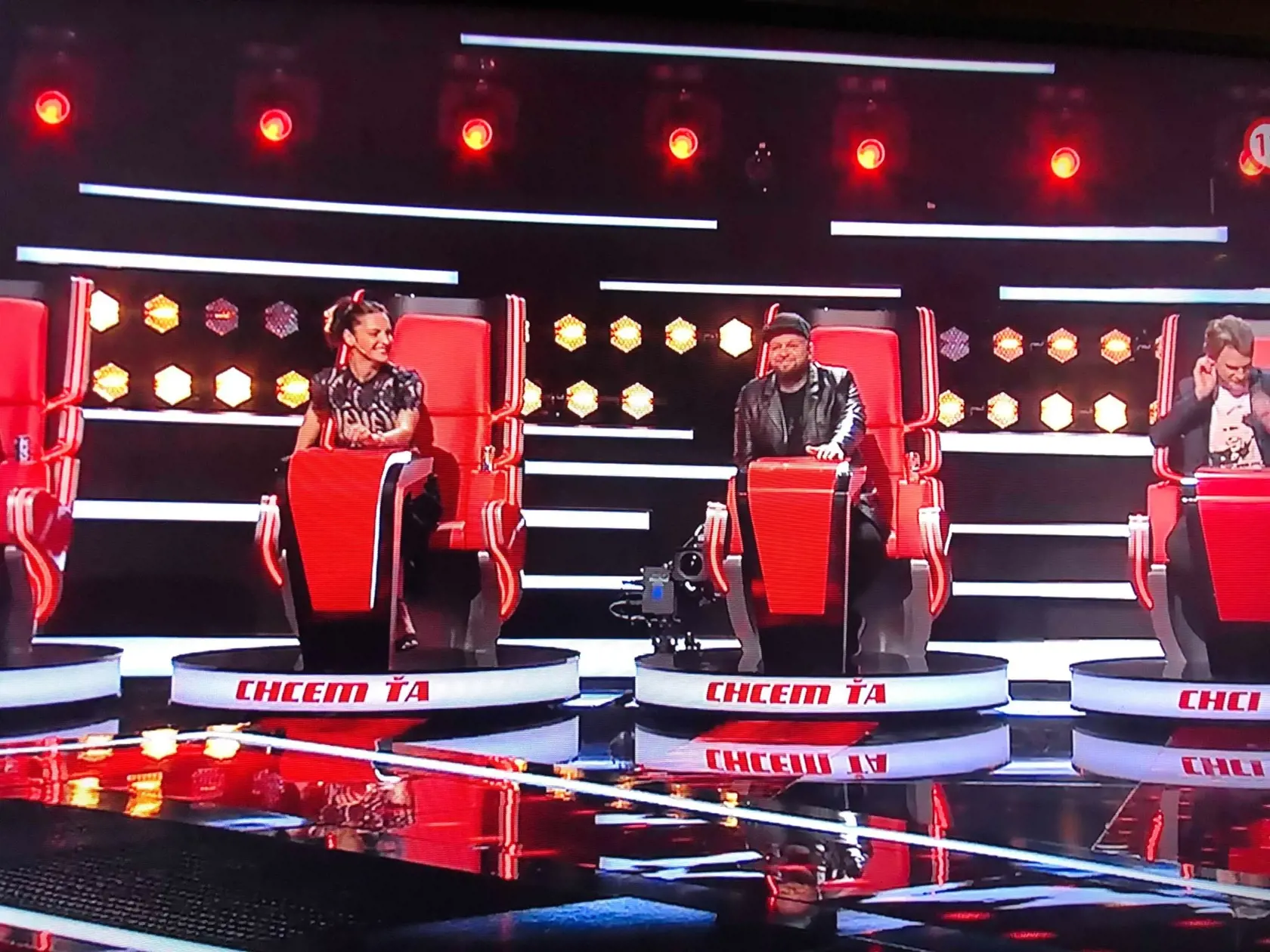 Zábery z druhého živého prenosu The Voice.