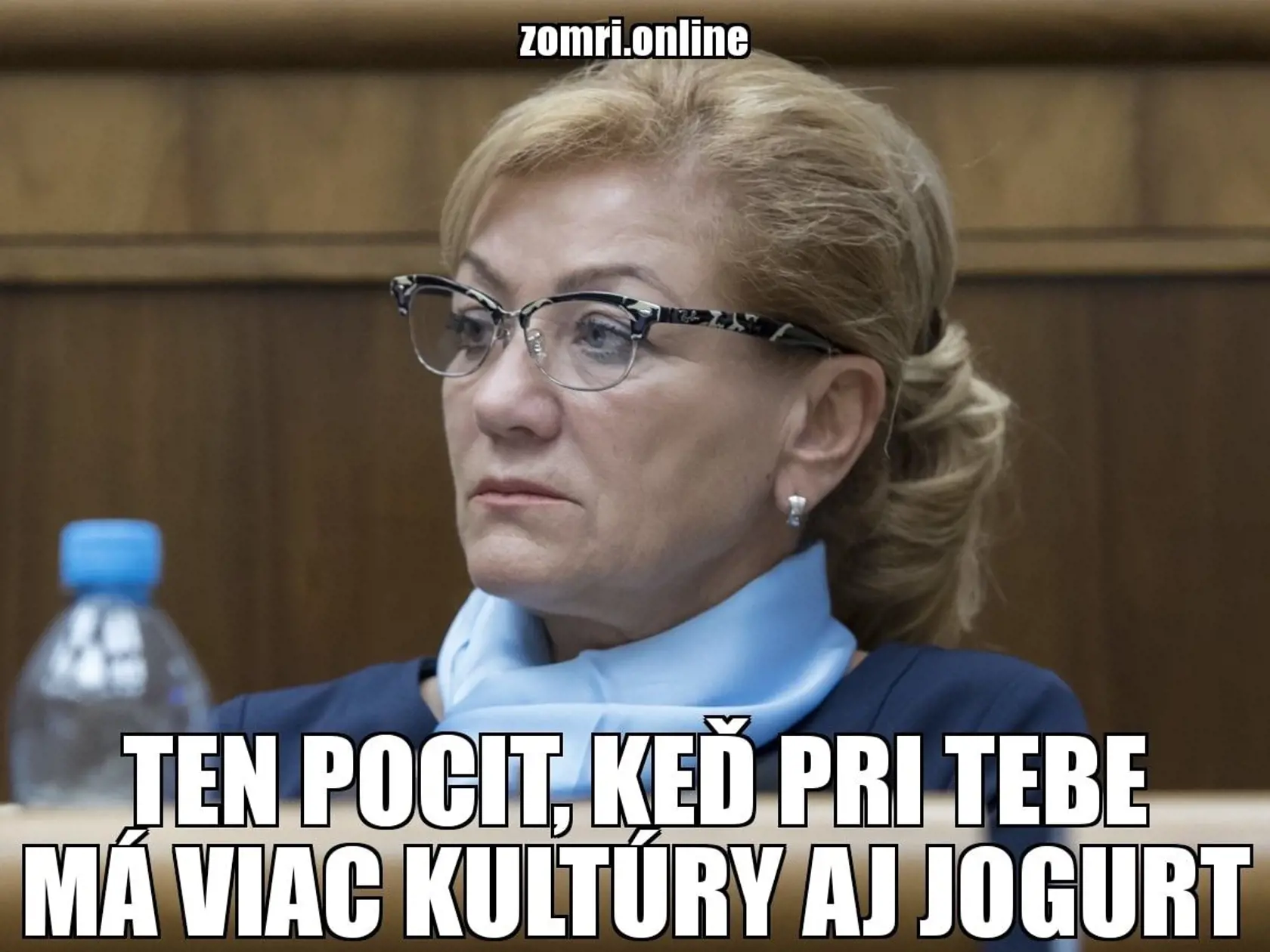 Ministerka kultúry Ľubica Laššákováje kritizovaná za svoje konanie. Dá sa na ňom aj pobaviť.