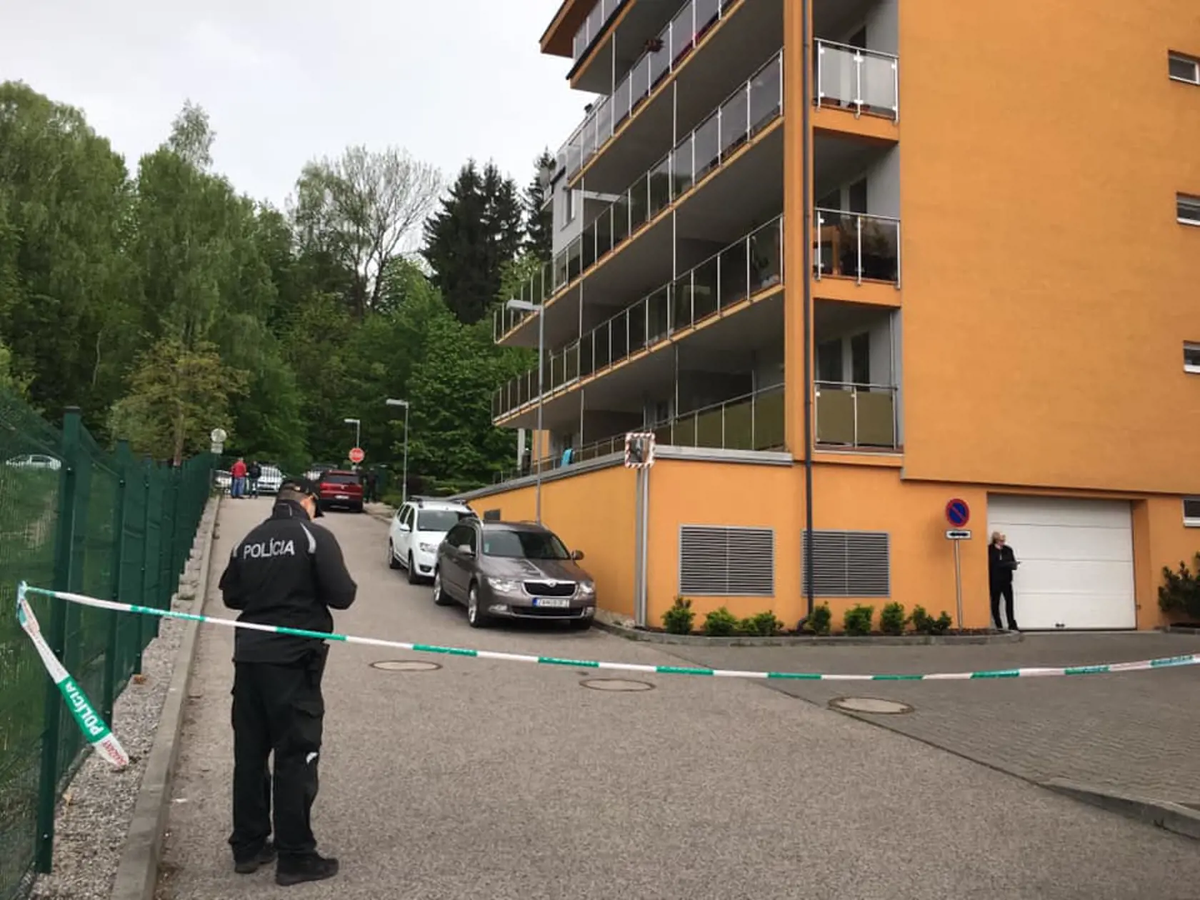 Bytovka v Žiline, kde sa udiala vražda.