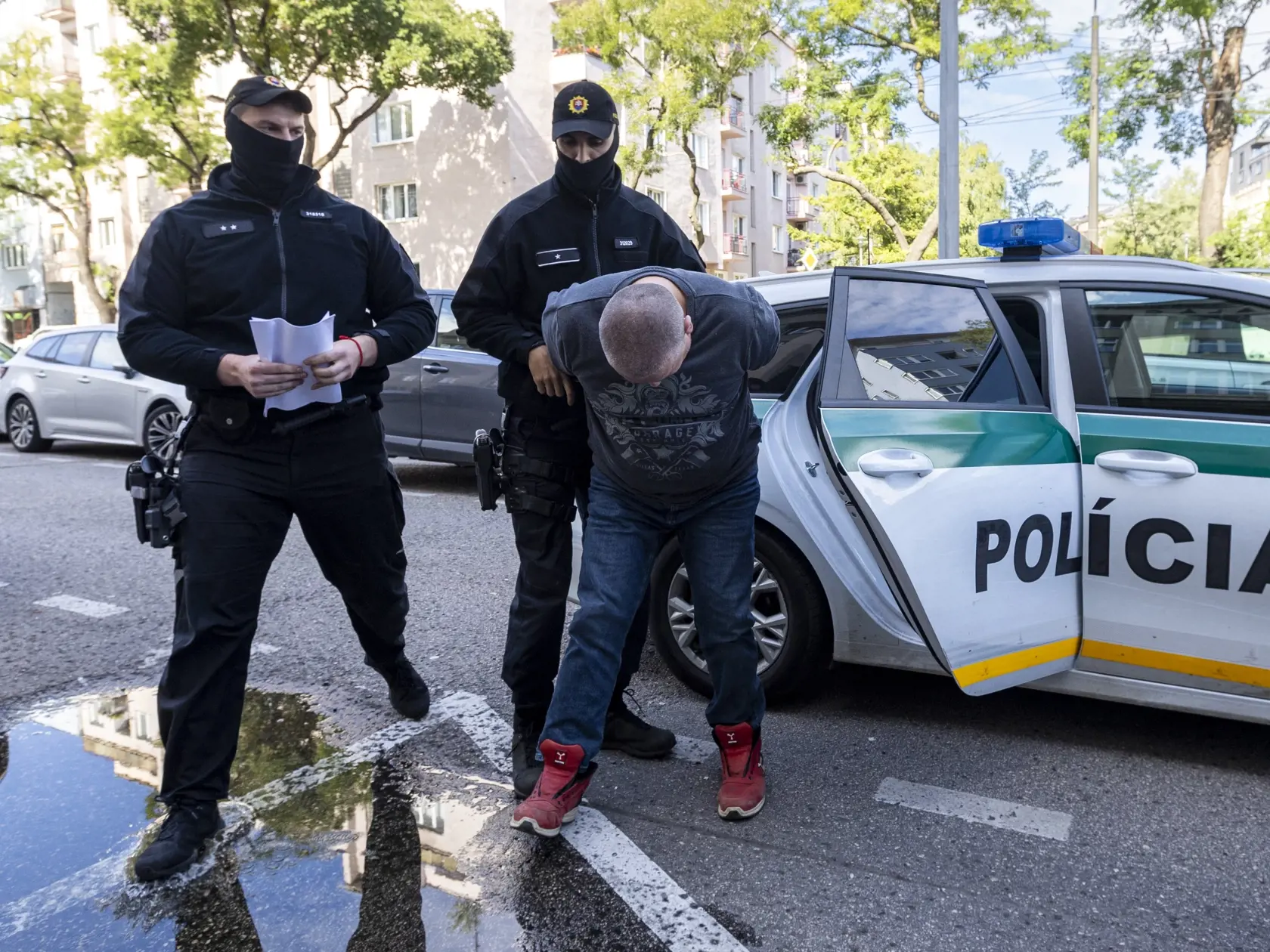 Na snímke je obvinený Ivan P. v prípade unesenej študentky Soni. 