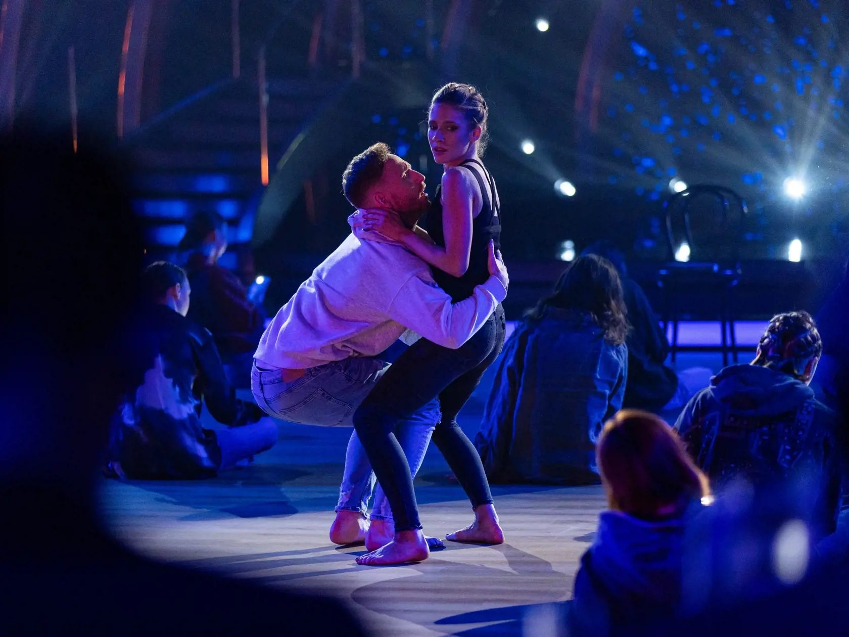 Finále tanečnej súťaže "Let's Dance 2023" v Bratislave. Na snímke Jana Kovalčíková a Vilém Šír.