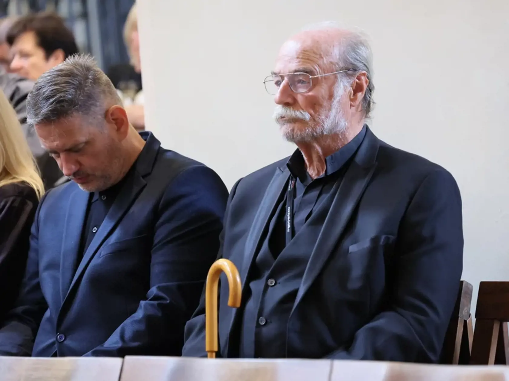 Na rozlúčke bol aj herec Pavel Nový.