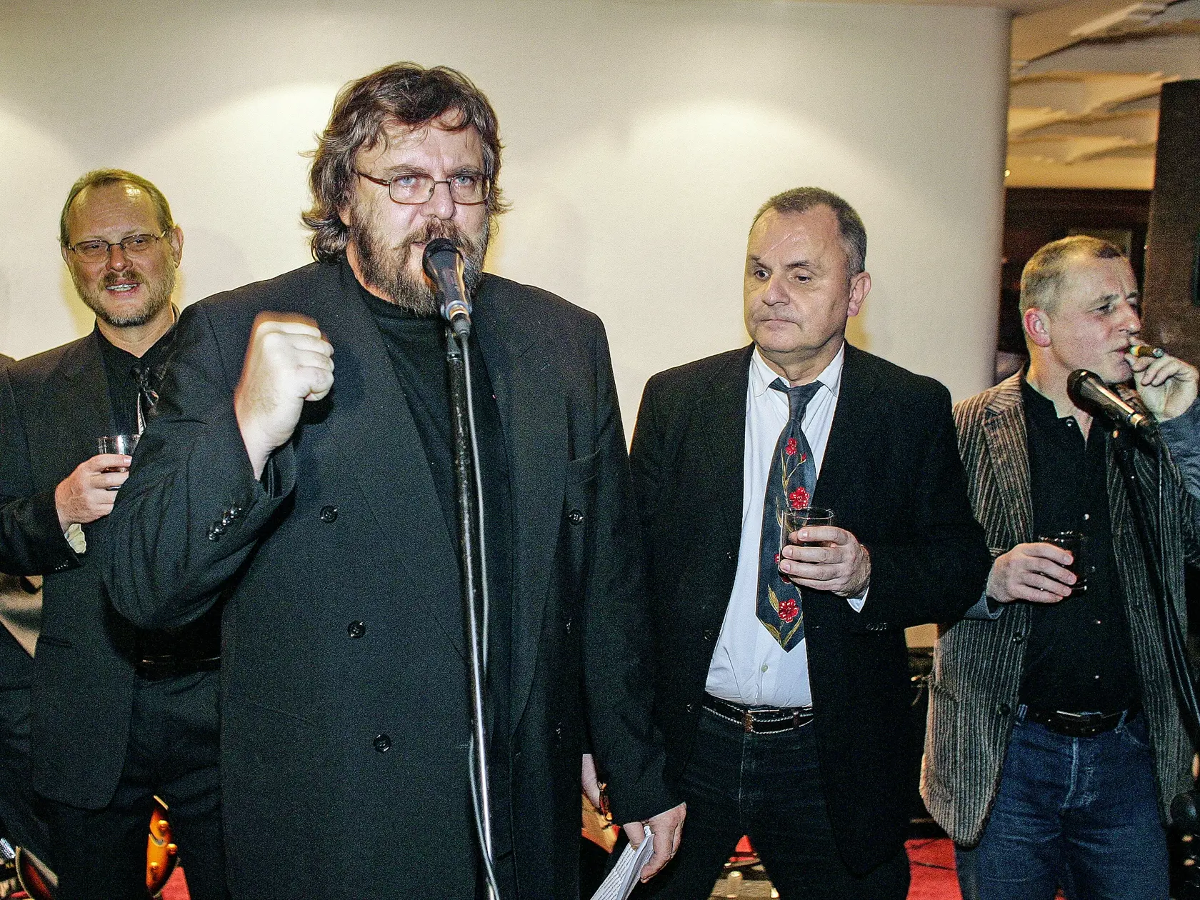 Boris Filan s elánistami.