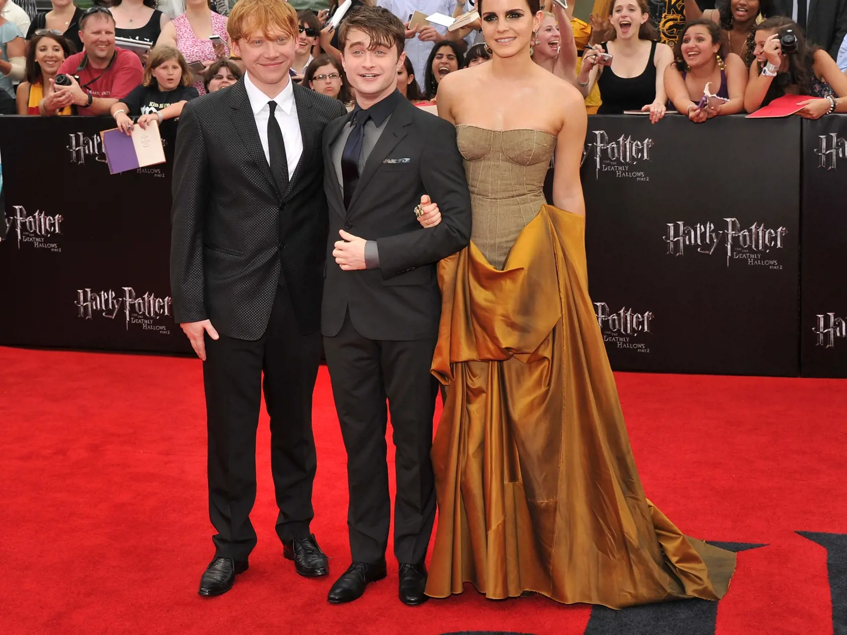 Daniel Radcliffe, Emma Watson a Rupert Grint