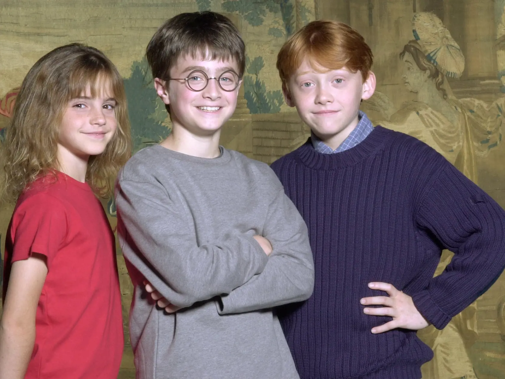 Rupert Grint, Daniel Radcliffe a Emma Watson