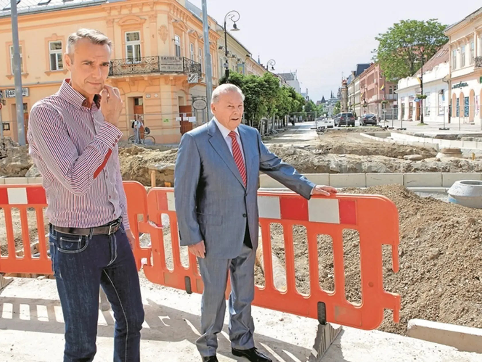 Košický exprimátor Richard Raši s bývalým prezidentom Rudolfom Schusterom.