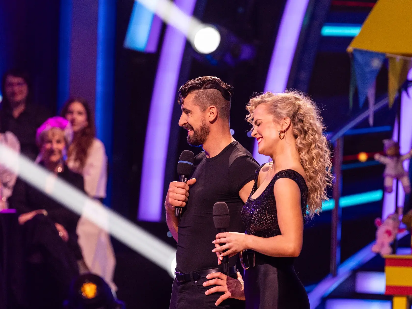 Na snímke Peter Sagan a Eliška Lenčešová v šiestom kole Let's dance 2025. 