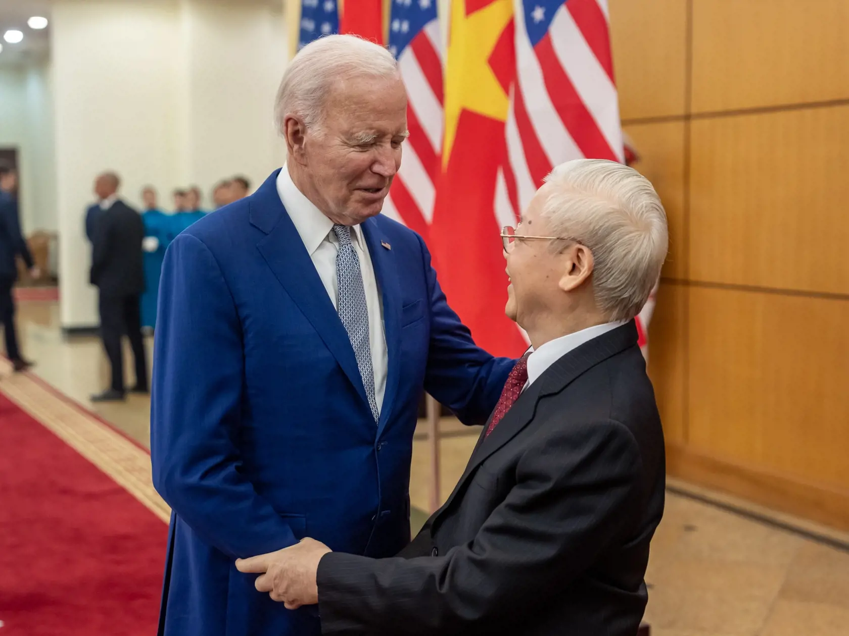 Táto cesta je "historickou chvíľou", povedal o Biden o svojej návšteve, ktorá potrvá do pondelka.