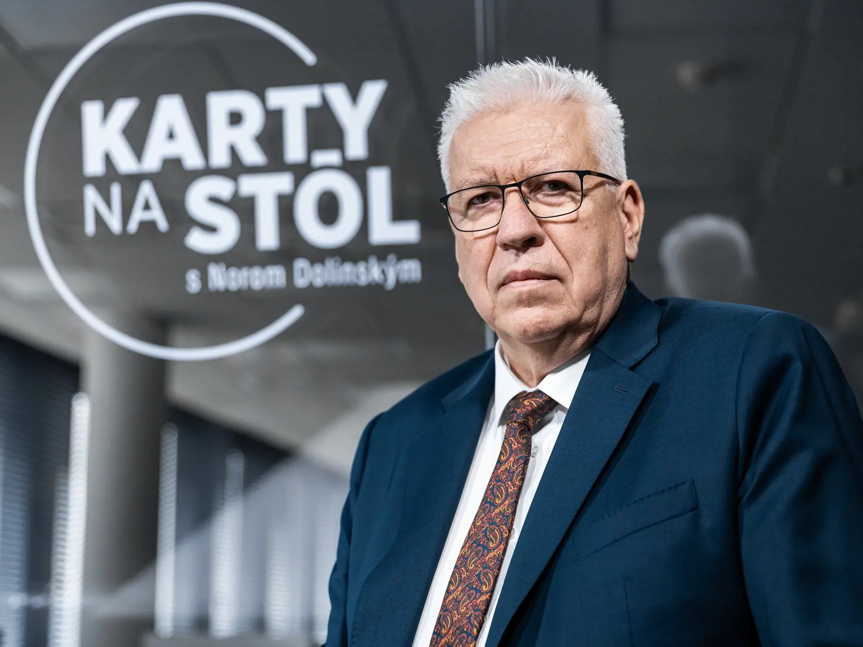 Diskusná relácia "Karty na stôl", ktorej hosťom bol Pavel Ľupták.