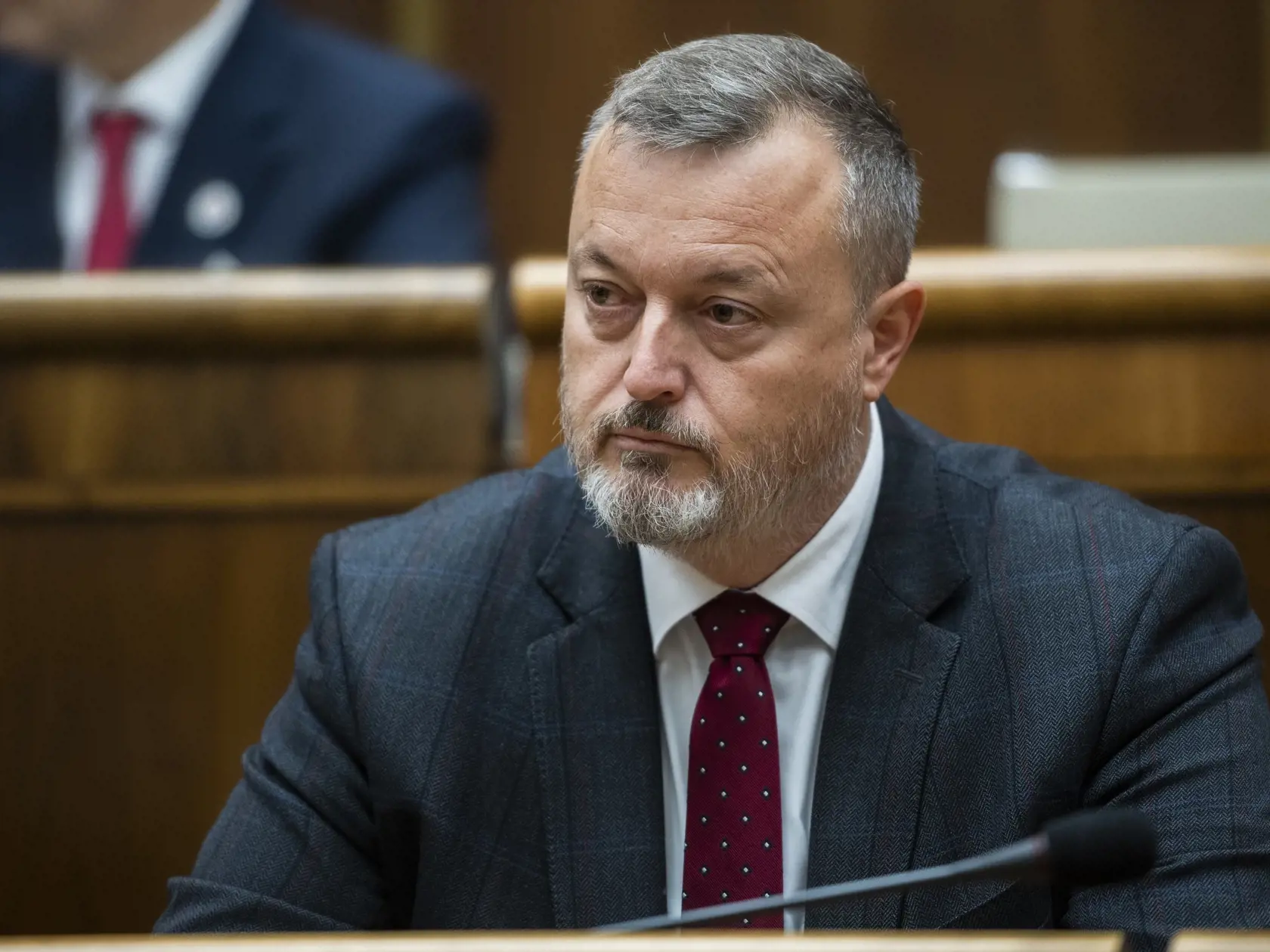 Na snímke minister práce, sociálnych vecí a rodiny SR Milan Krajniak (Sme rodina) počas rokovania 72. schôdze NR SR v Bratislave 20. septembra 2022. FOTO TASR - Jaroslav Novák 
