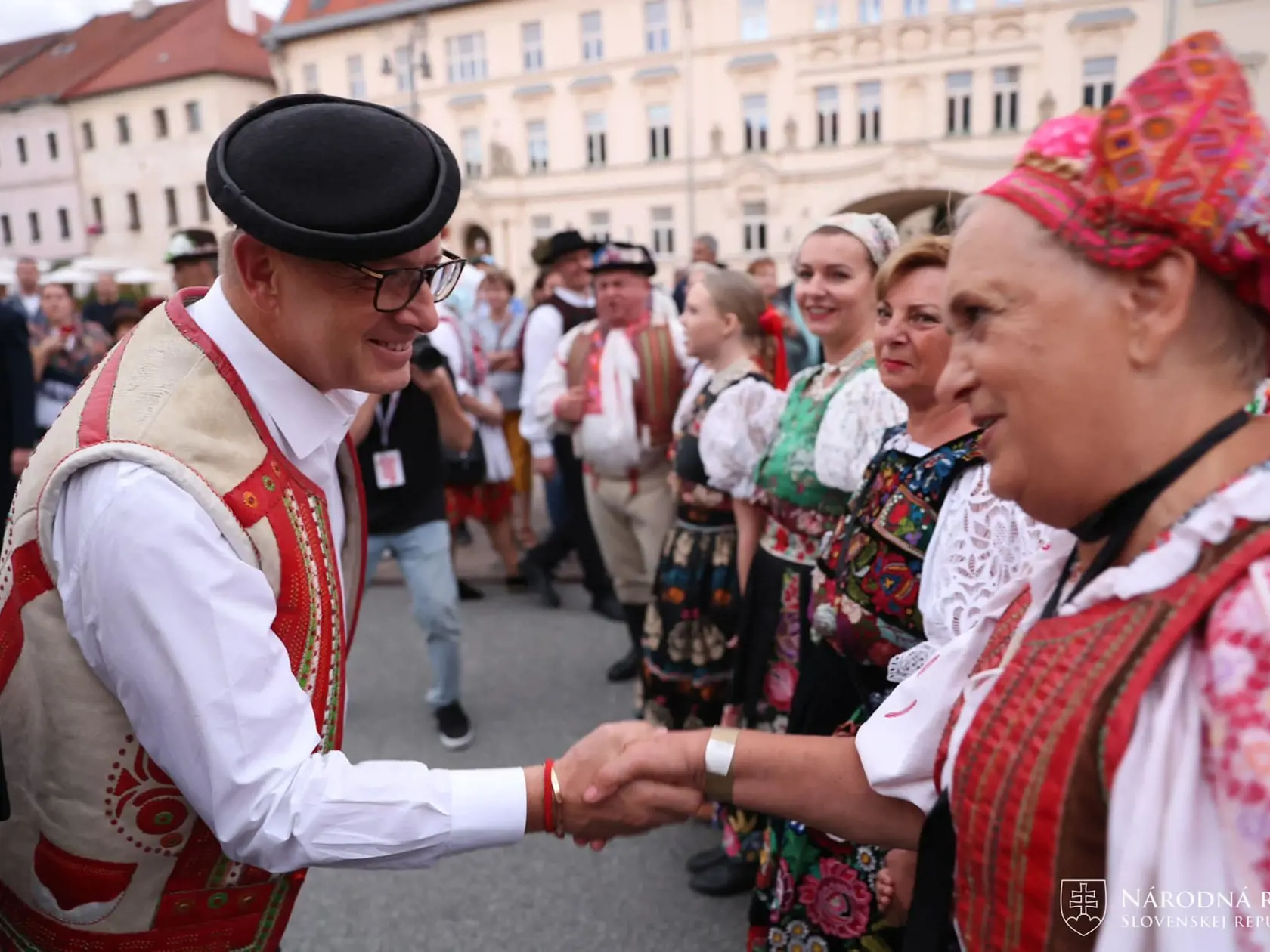 Boris Kollár na oslavách dňa kroja v Banskej Bystrici.