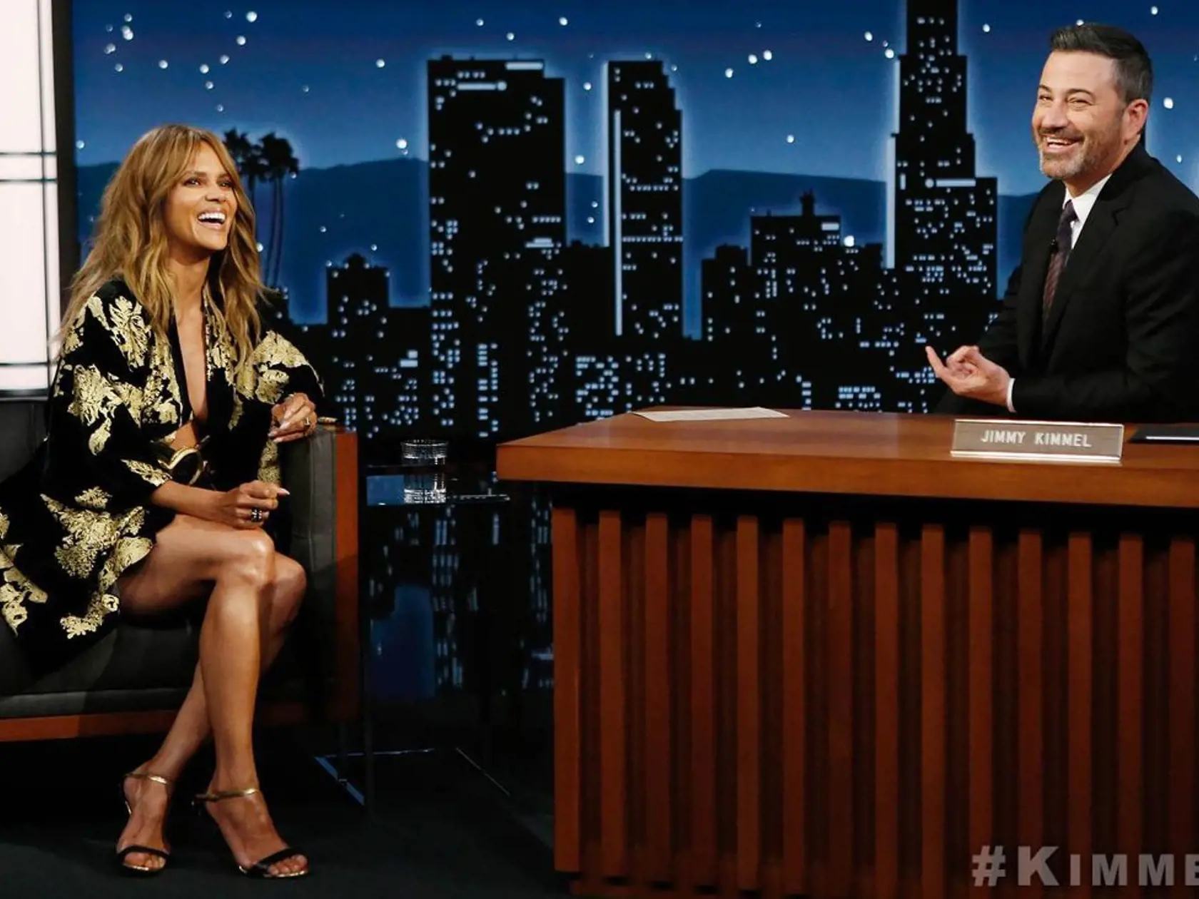 Jimmy Kimmel a Halle Berry