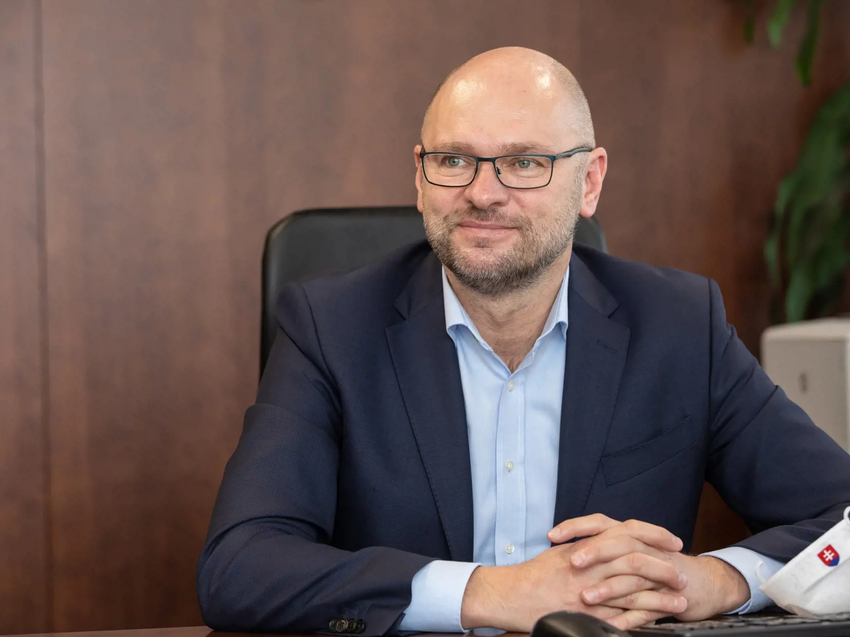 Na fotkách je minister hospodárstva a predseda strany SaS Richard Sulík.