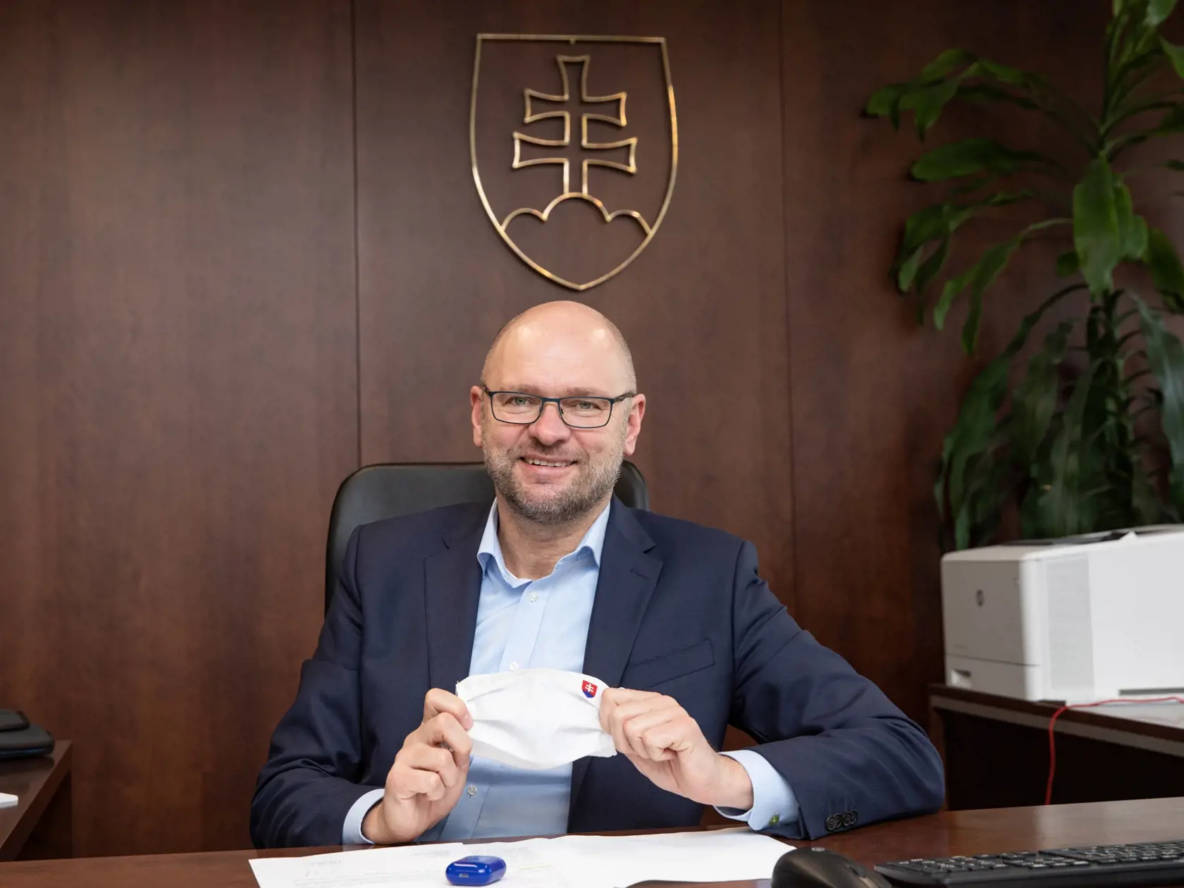 Na fotkách je minister hospodárstva a predseda strany SaS Richard Sulík.