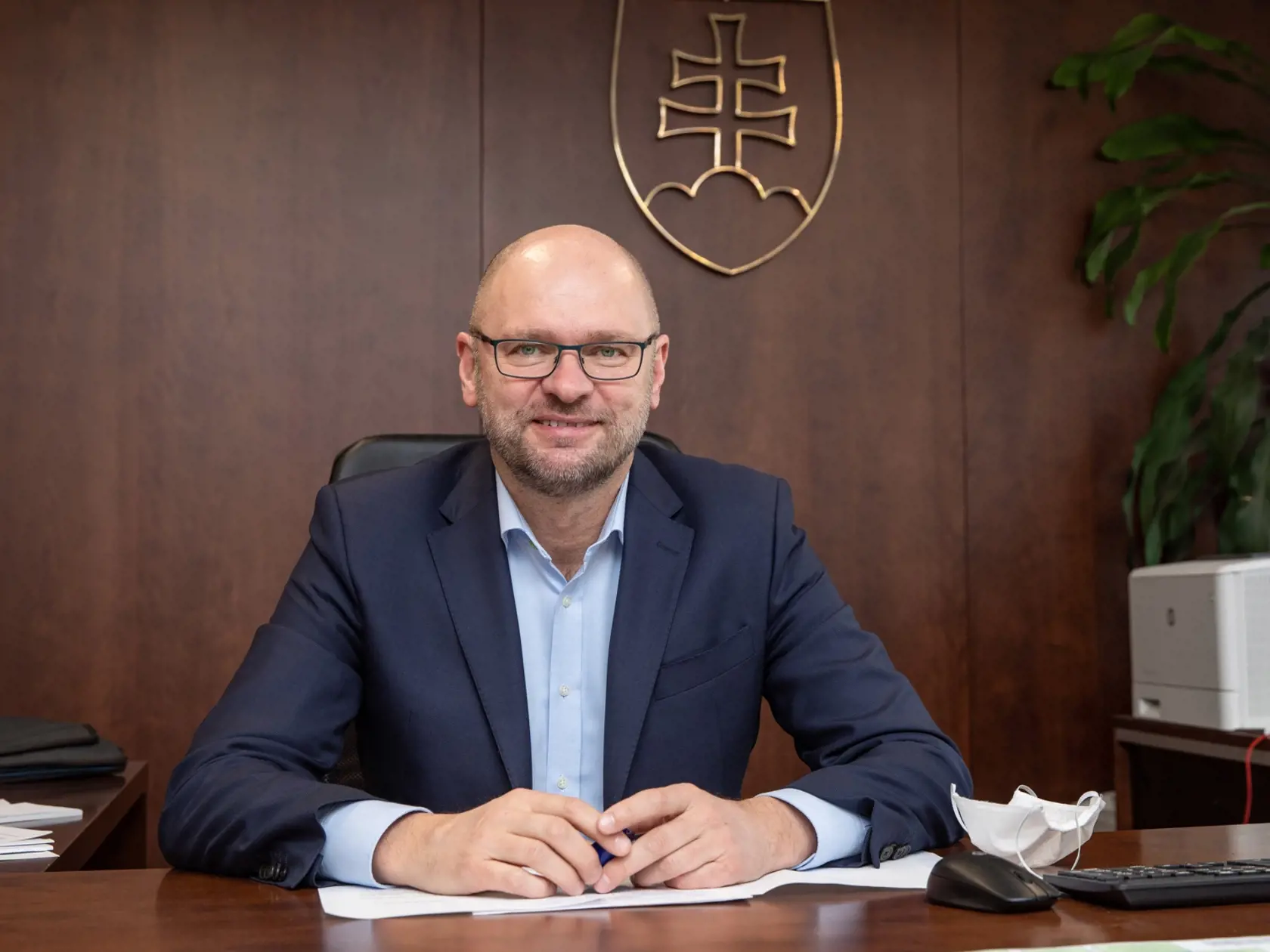 Na fotkách je minister hospodárstva a predseda strany SaS Richard Sulík.