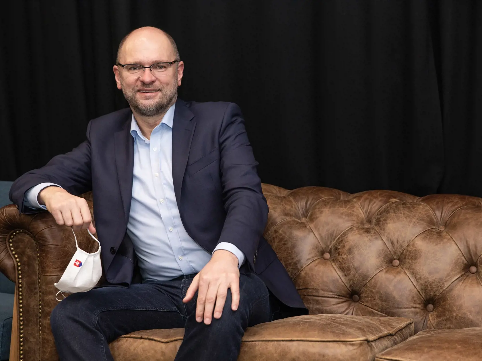 Na fotkách je minister hospodárstva a predseda strany SaS Richard Sulík.