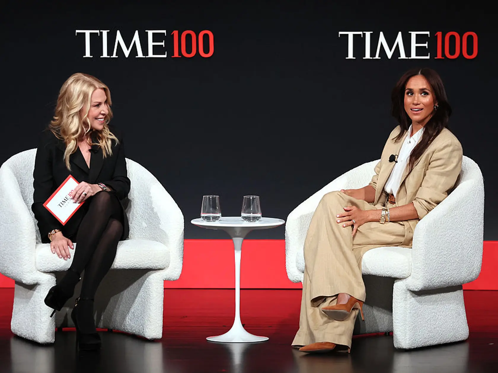 Meghan Markle na konferencii v New Yorku