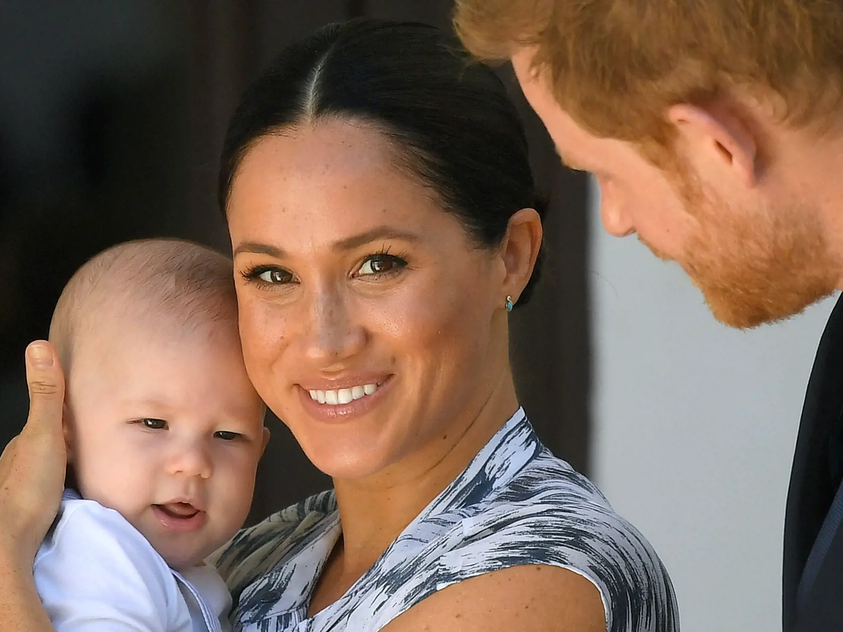 Princ Harry, Meghan a ich syn Archie.
