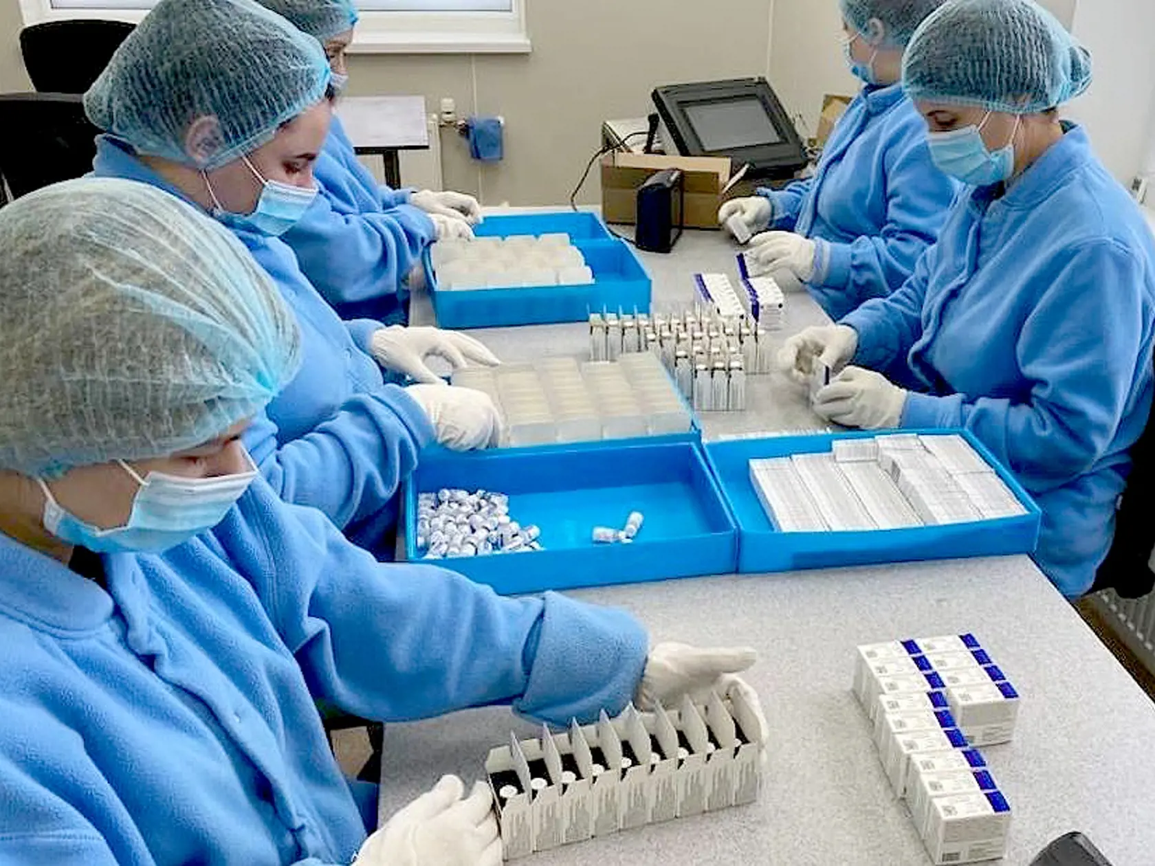 Generium Pharmaceutical: Závod na výrobu vakcíny Sputnik V neďaleko Moskvy.