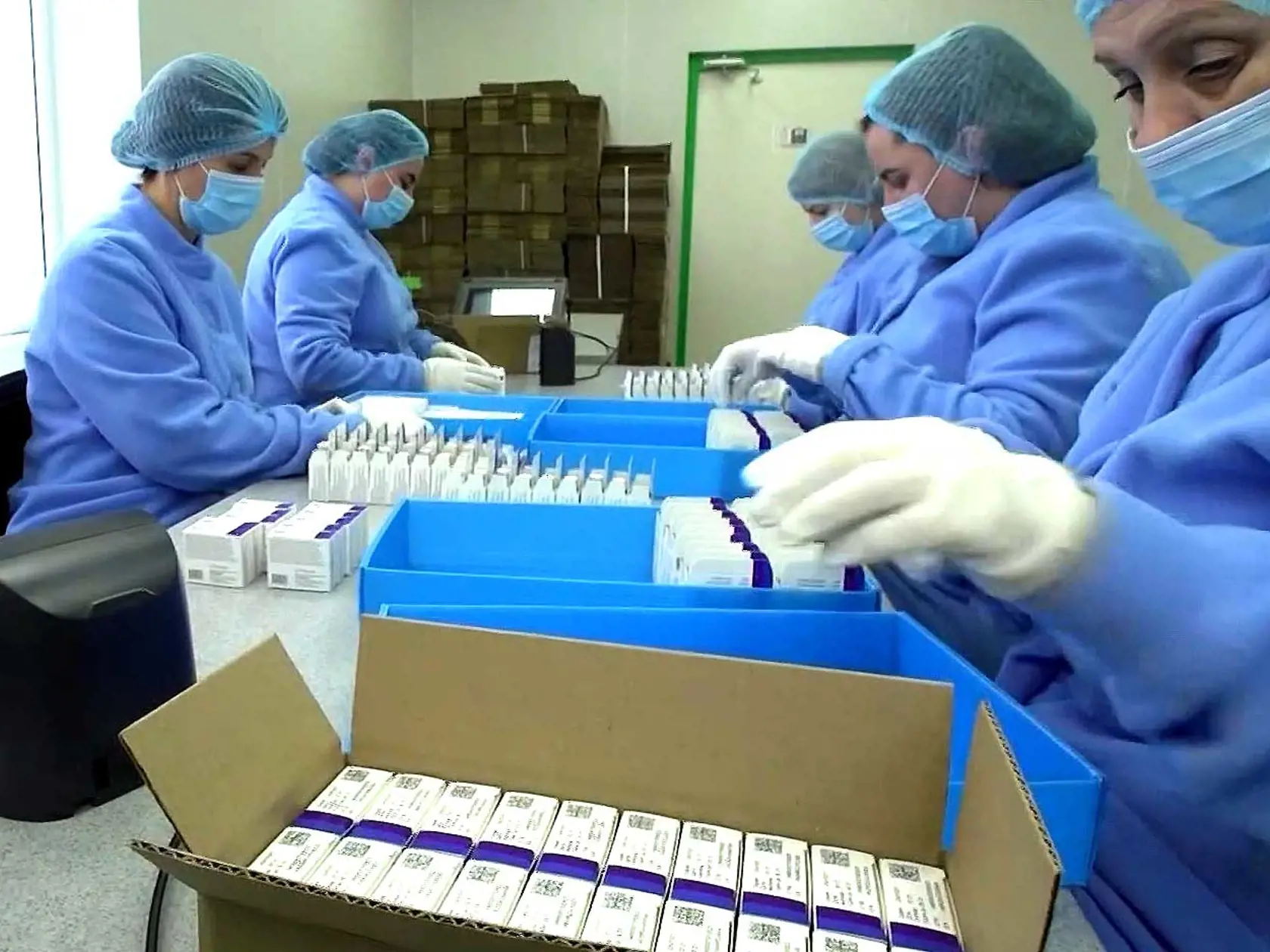 Generium Pharmaceutical: Závod na výrobu vakcíny Sputnik V neďaleko Moskvy.