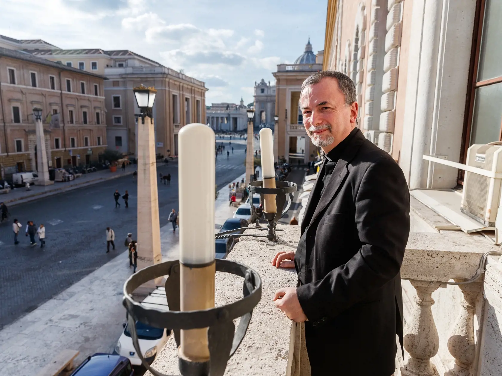 Na snímke Prof. ThDr. ICODr. Cyril Vasiľ, SJ, PhD., slovenský gréckokatolícky duchovný, arcibiskup a sekretár Kongregácie pre východné cirkvi pôsobiaci vo Vatikáne.