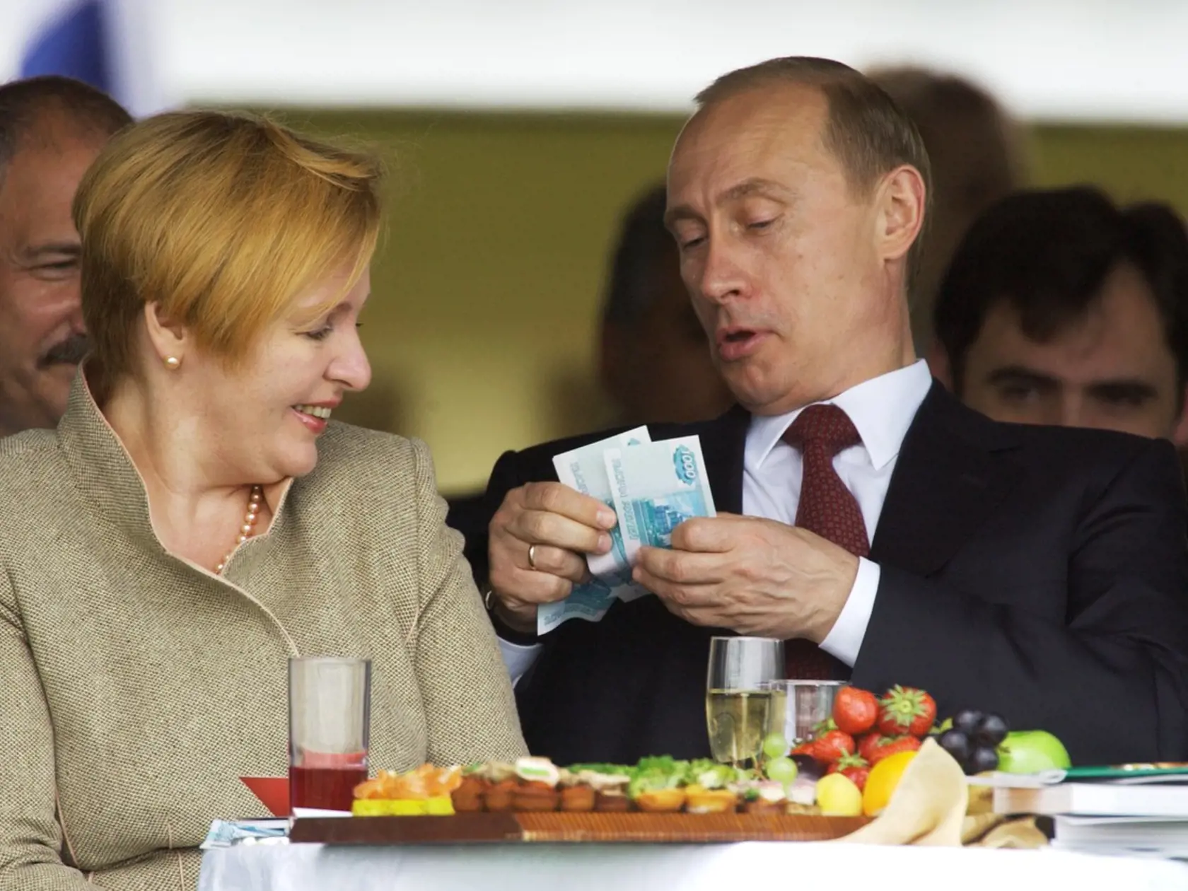 Ruský prezident Vladimir Putin s exmanželkou Ľudmilou.