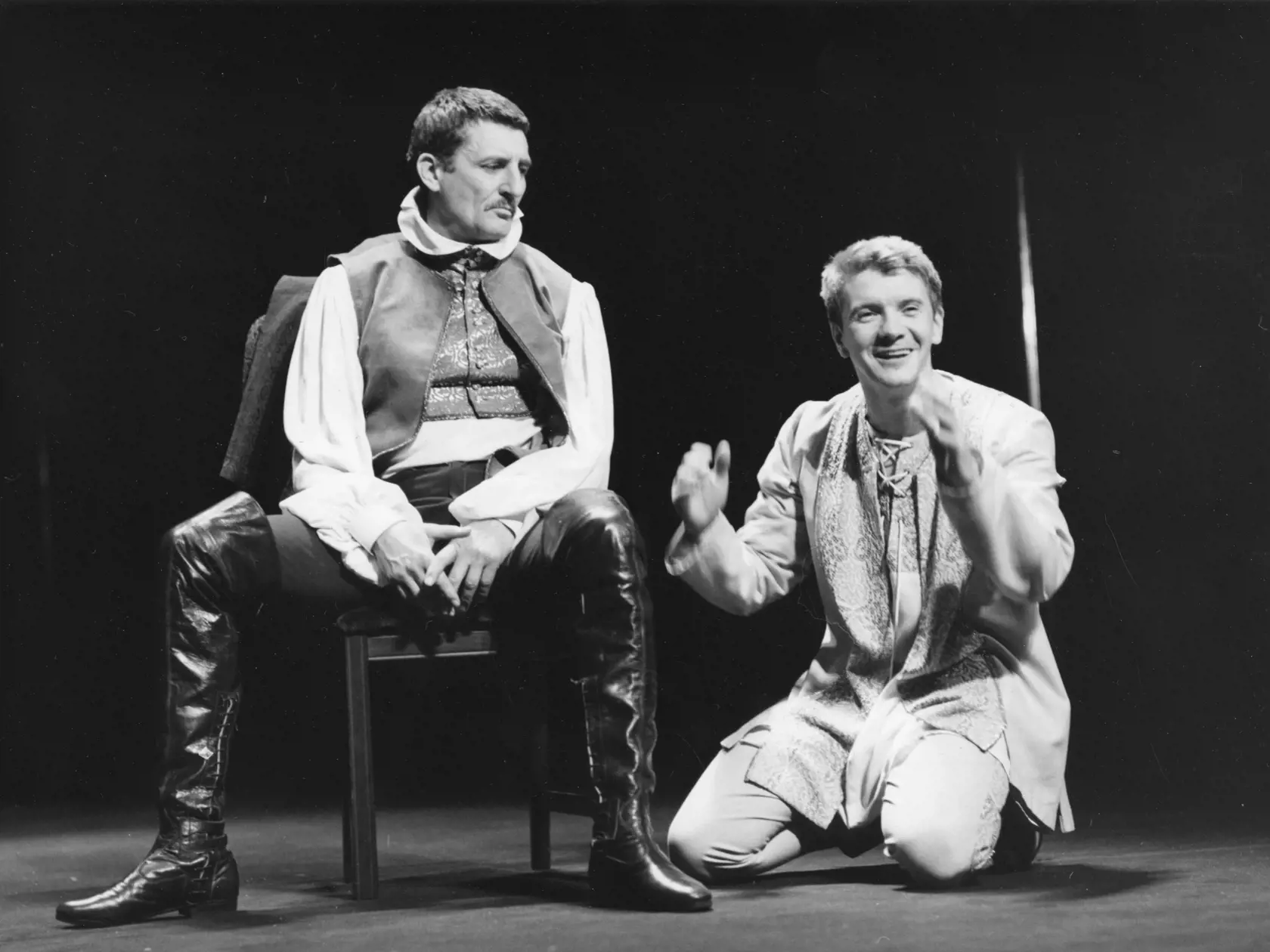 Lorenzaccio z roku 1997. Na snímke Martin Huba s Richardom Stankem.