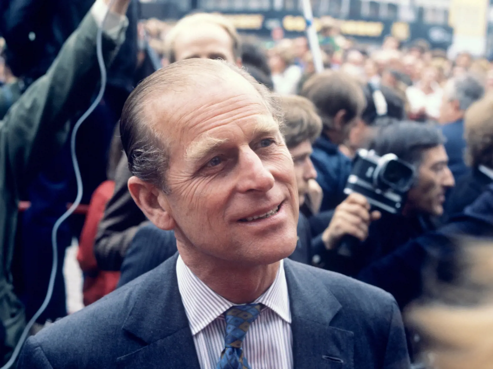 WA 7 archív Bonn - Na archívnej snímke z 22. mája 1978 britský princ Philip, vojvoda z Edinburghu sa usmieva počas návštevy Bonnu. Britský princ Philip oslávi 10. júna 2020 svoje 99. narodeniny. FOTO TASR/DPA 

ARCHIV - 22.05.1978, Nordrhein-Westfalen, Bonn: Prinz Philip, Herzog von Edinburgh, aufgenommen in Bonn. Der britische Prinz feiert am 10. Juni 2020 seinen 99. Geburtstag. Foto: picture alliance / dpa +++ dpa-Bildfunk +++