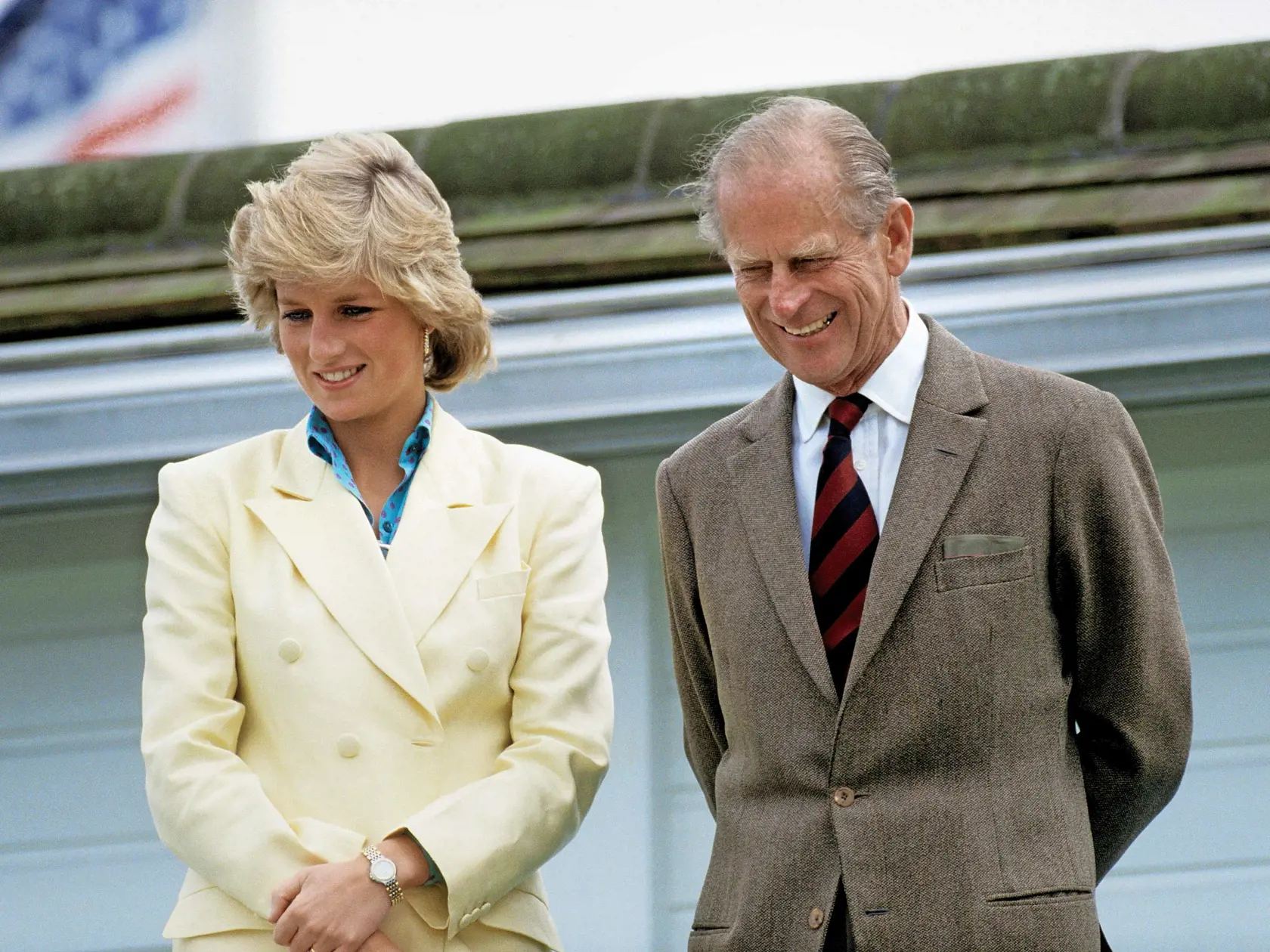 Princezná Diana s Philipom, vojvodom z Edinburghu.