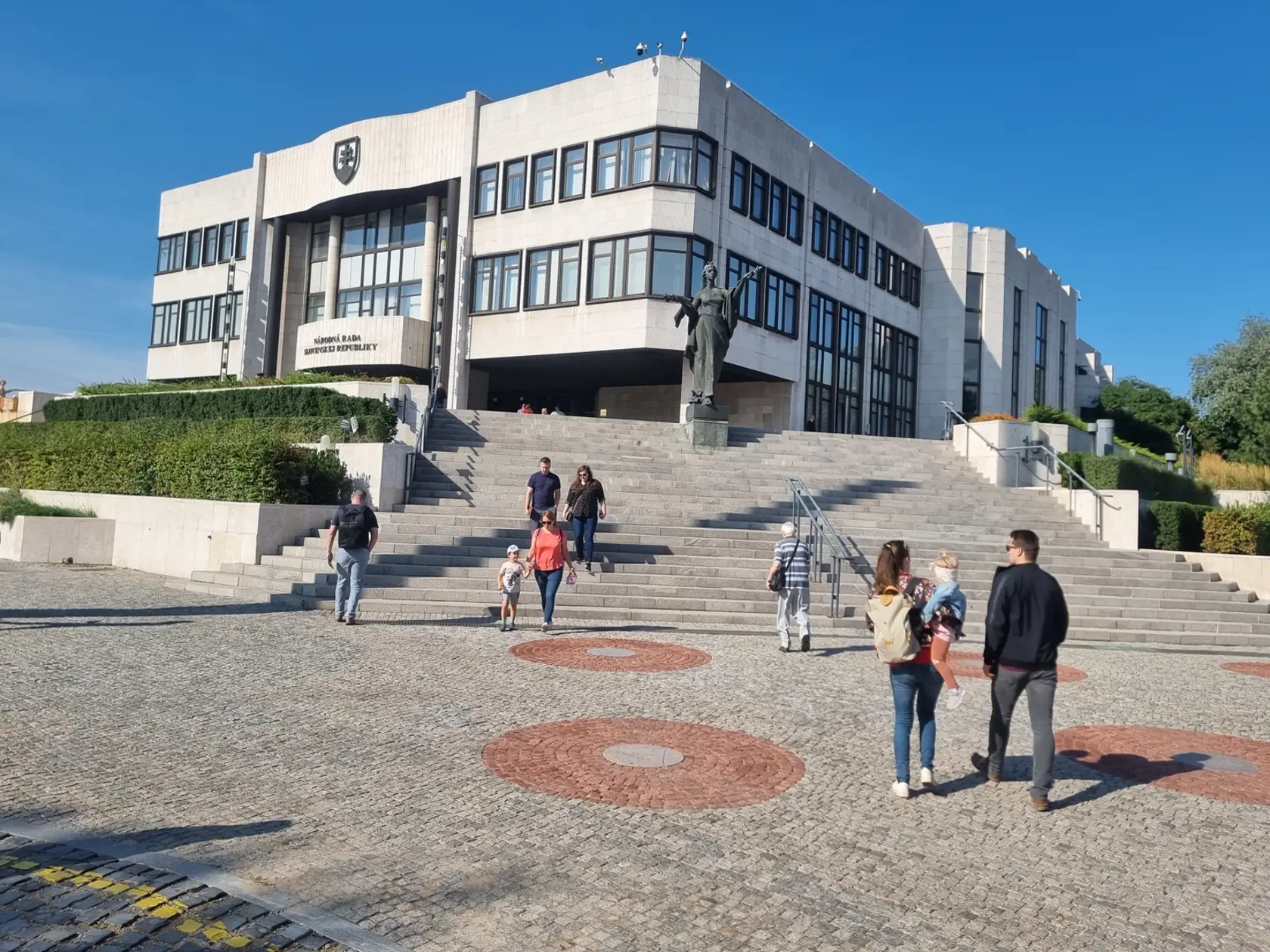 Snímka z Dňa otvorených dverí Národnej rady SR 1. septembra 2022, pri príležitosti 30. výročia prijatia Ústavy SR.