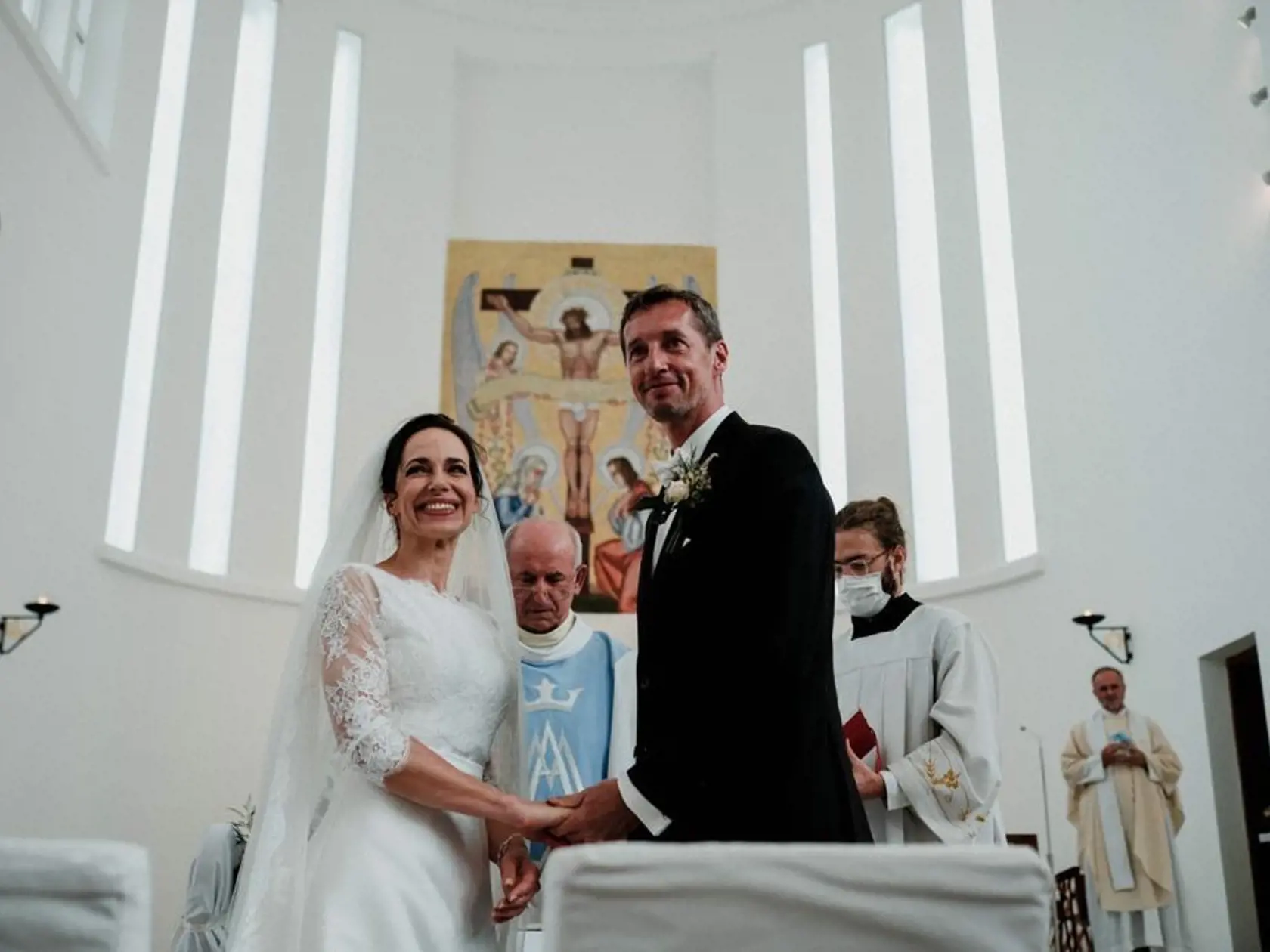 Mladomanželia Miriam a Milan Majerskí.