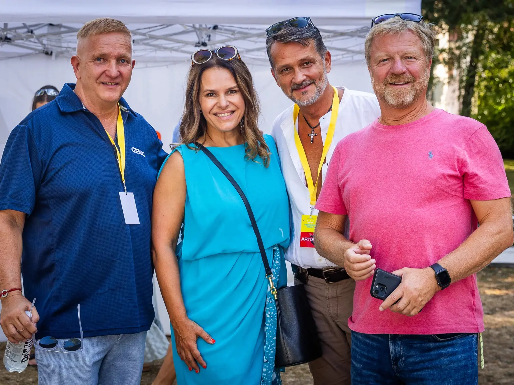 Maroš Kramár, Bibiana Ondrejková a Peter Trník na divadelnom festivale Jozefa Vajdu.