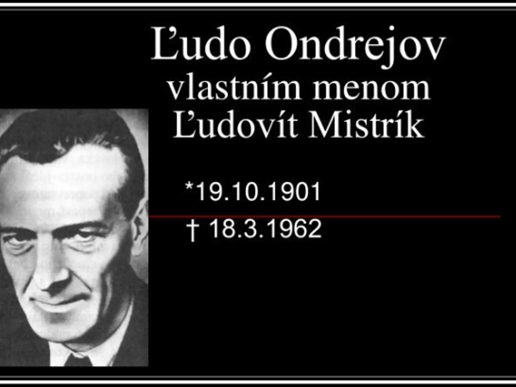 Spisovateľ Ludo Ondrejov.