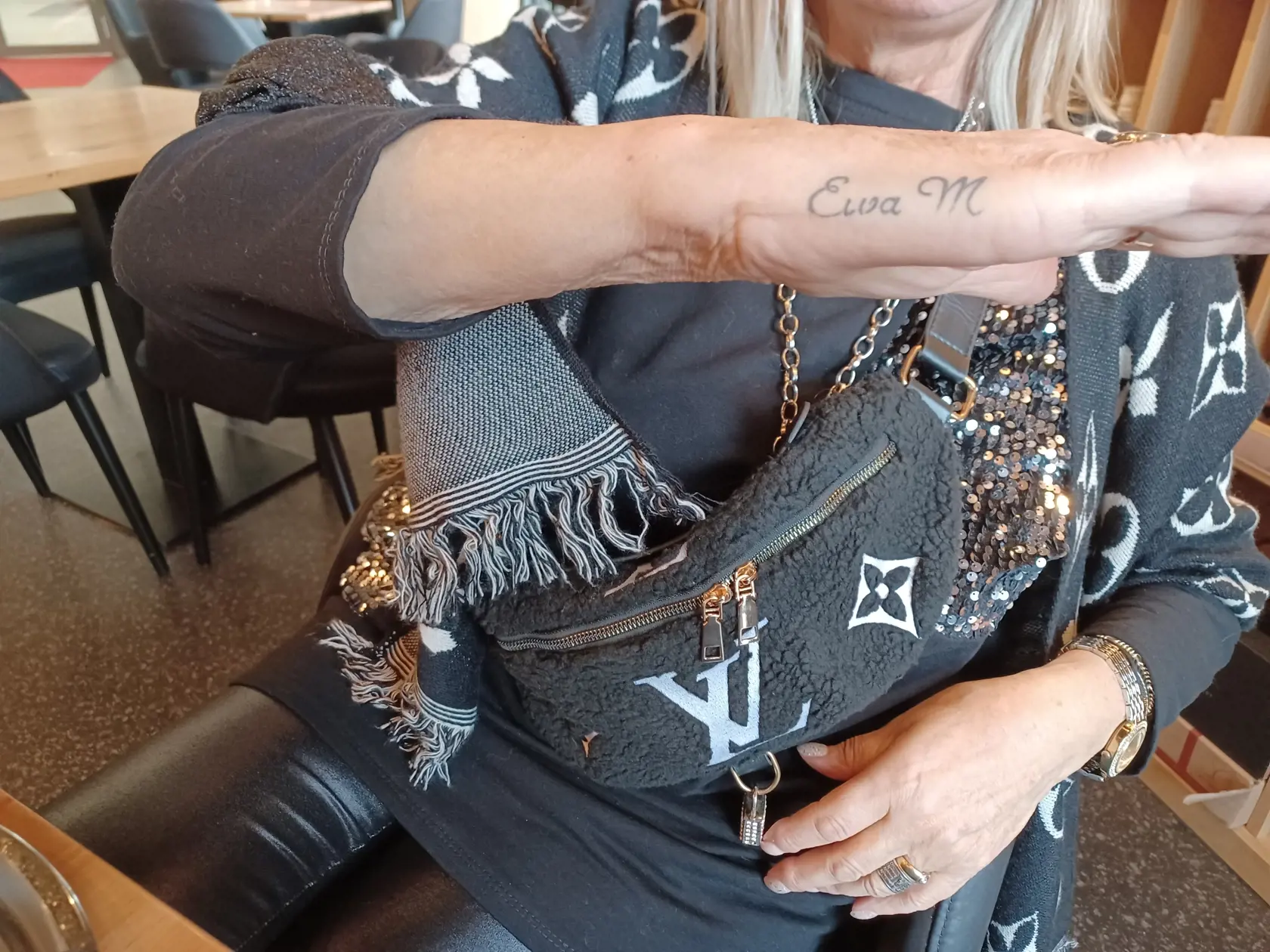 Eva Máziková a jej tetovanie na ruke