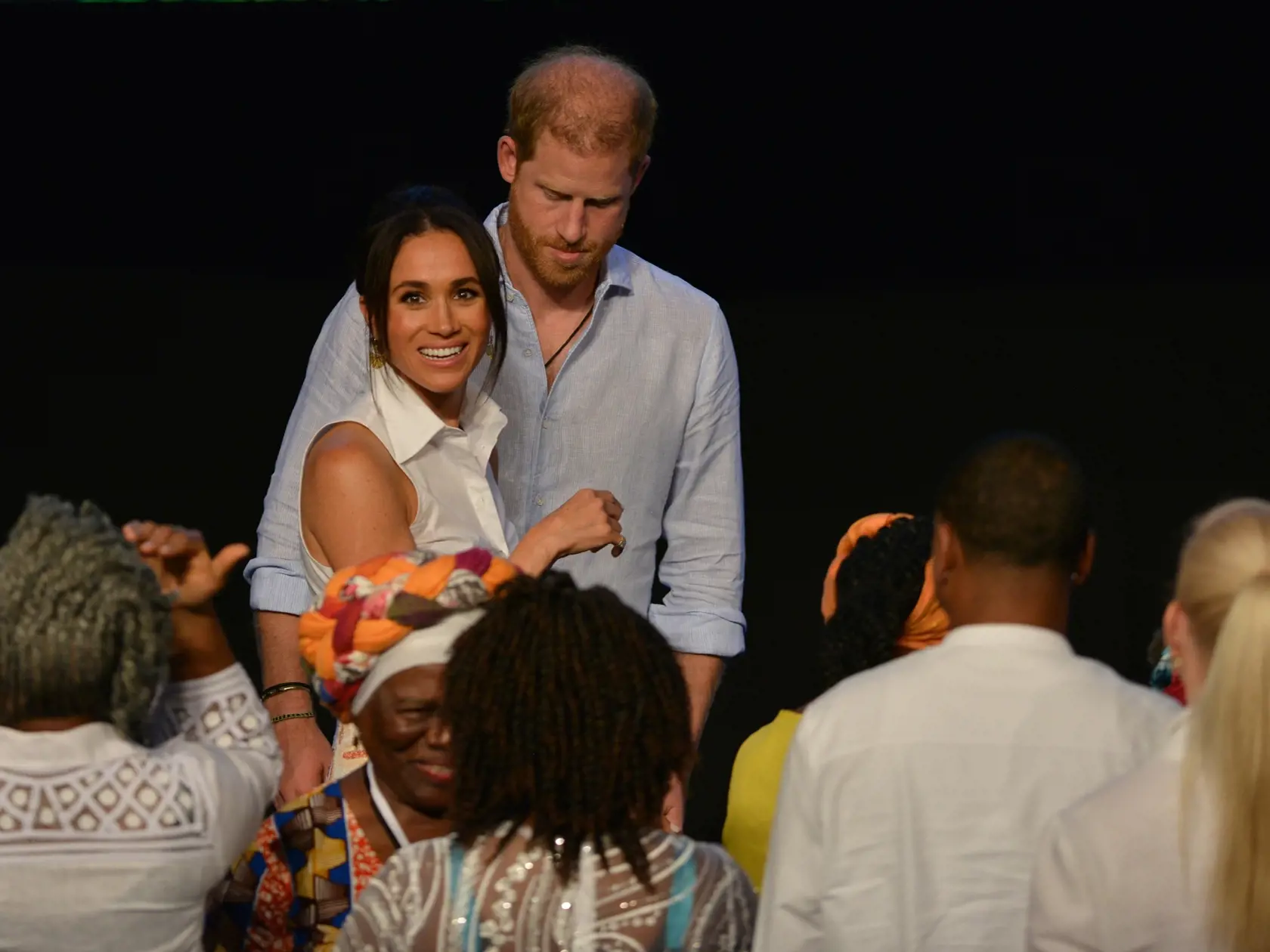 Princ Harry a Meghan.