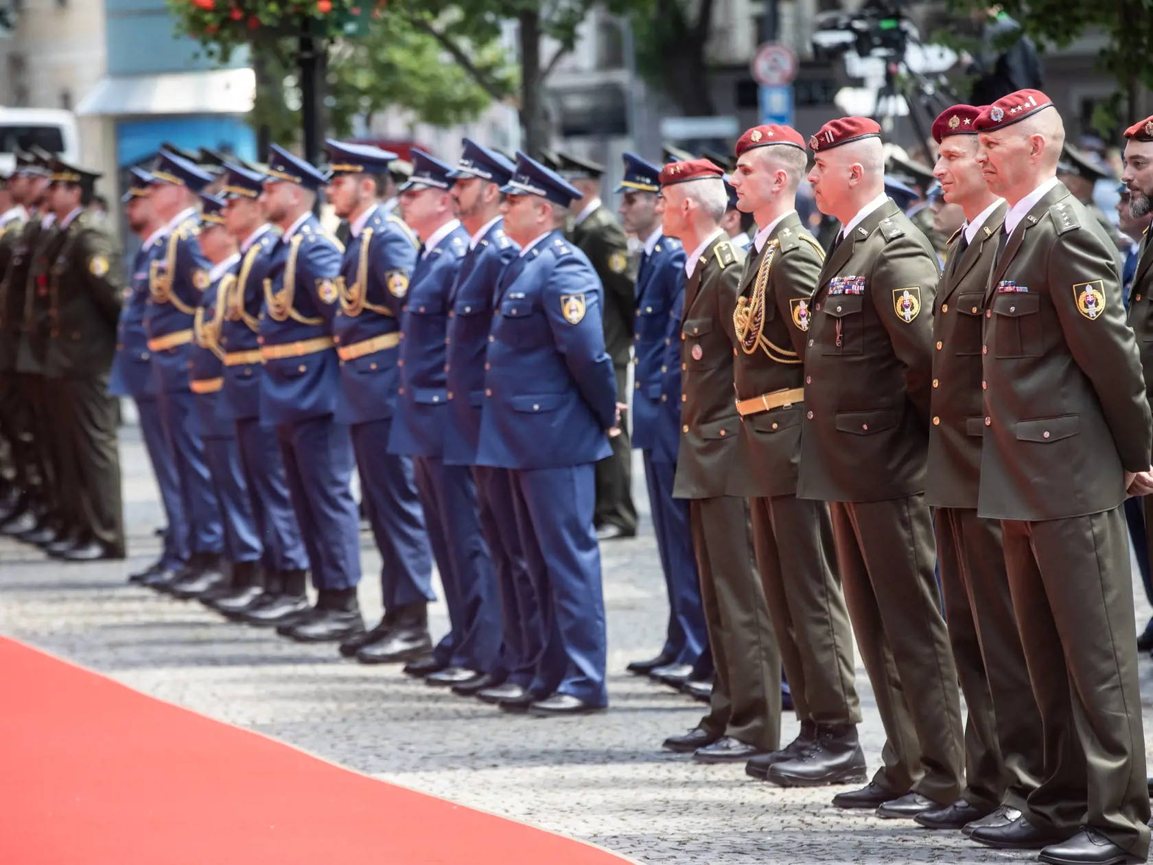 Inaugurácia Petra Pellegriniho, prehliadka jednotiek Ozbrojených síl SR.