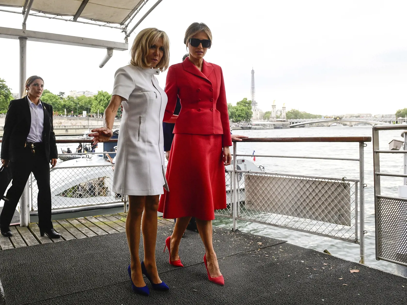 Brigitte Macron a Melania Trump