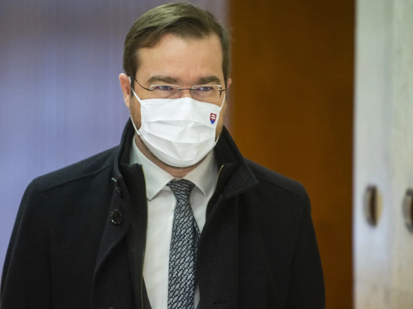 Na snímke je Marek Krajčí (OĽaNO).